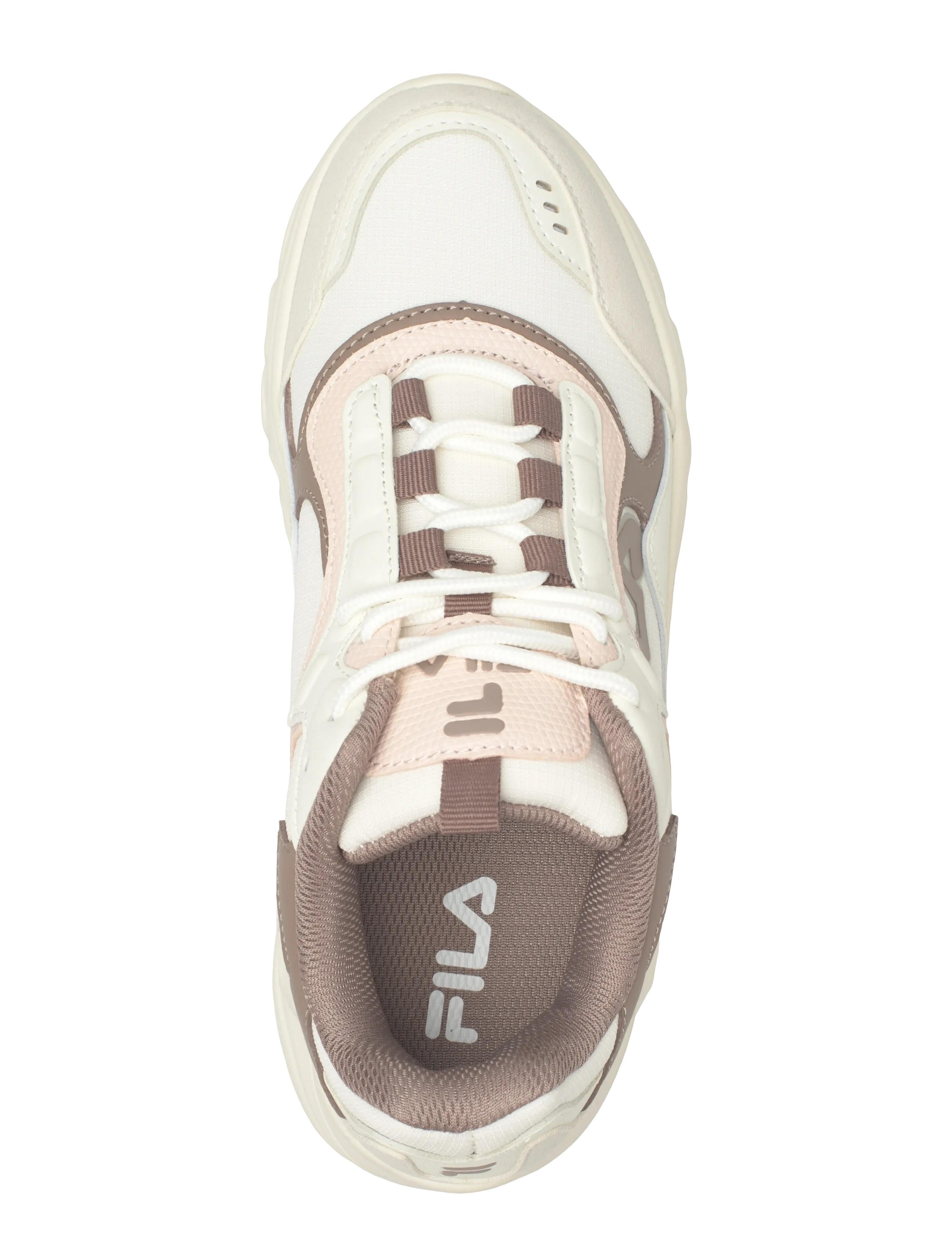 FILA - COLLENE LOGO teens - niedriger schnitt - turtledove-white - 3