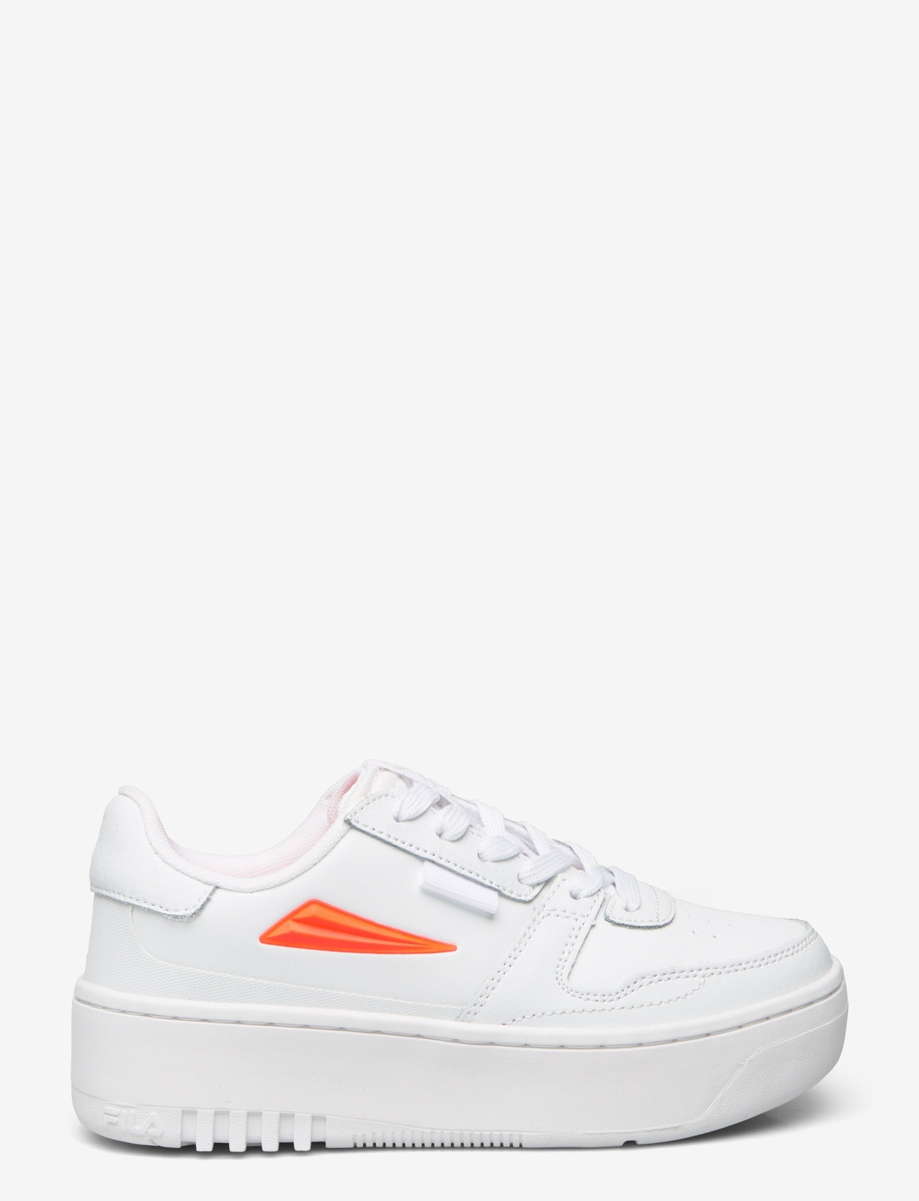 FILA - FXVENTUNO PLATFORM wmn - låga sneakers - white-fiery coral - 1