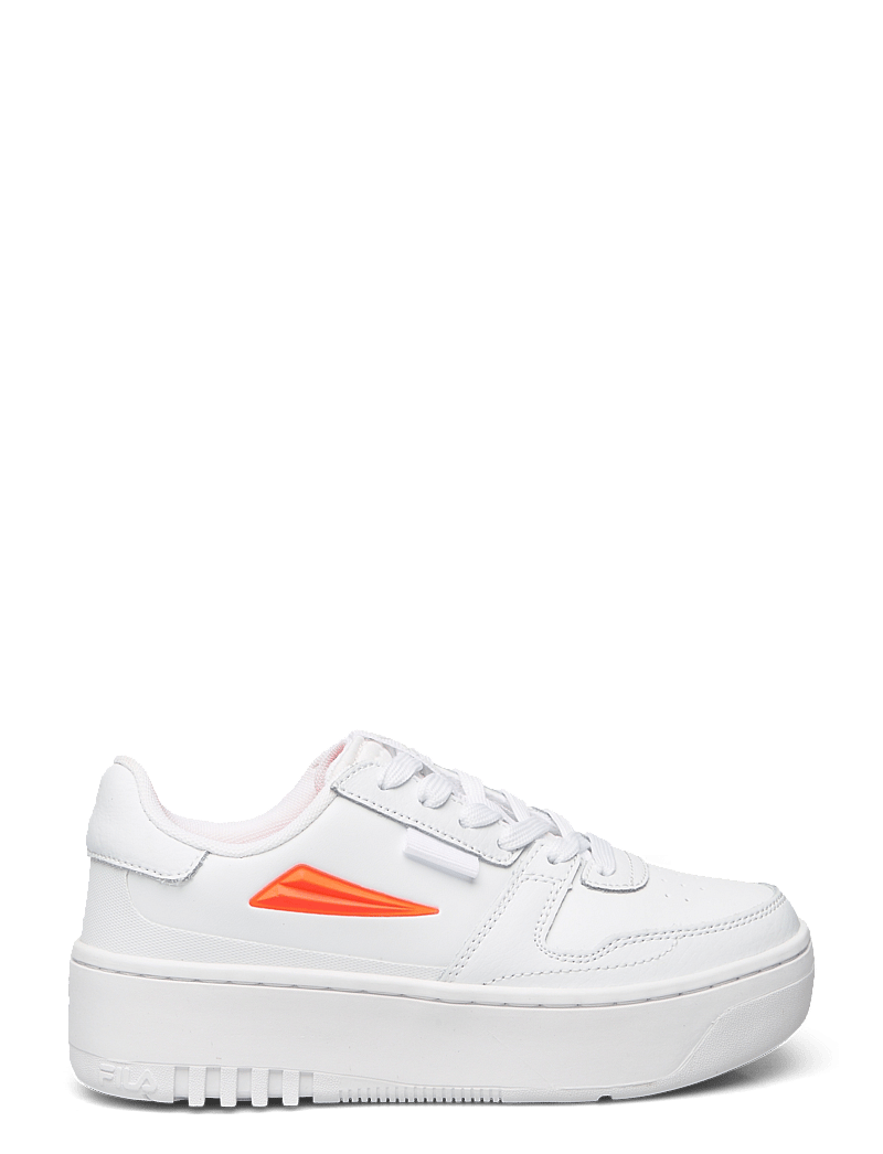 FILA - FXVENTUNO PLATFORM wmn - låga sneakers - white-fiery coral - 1