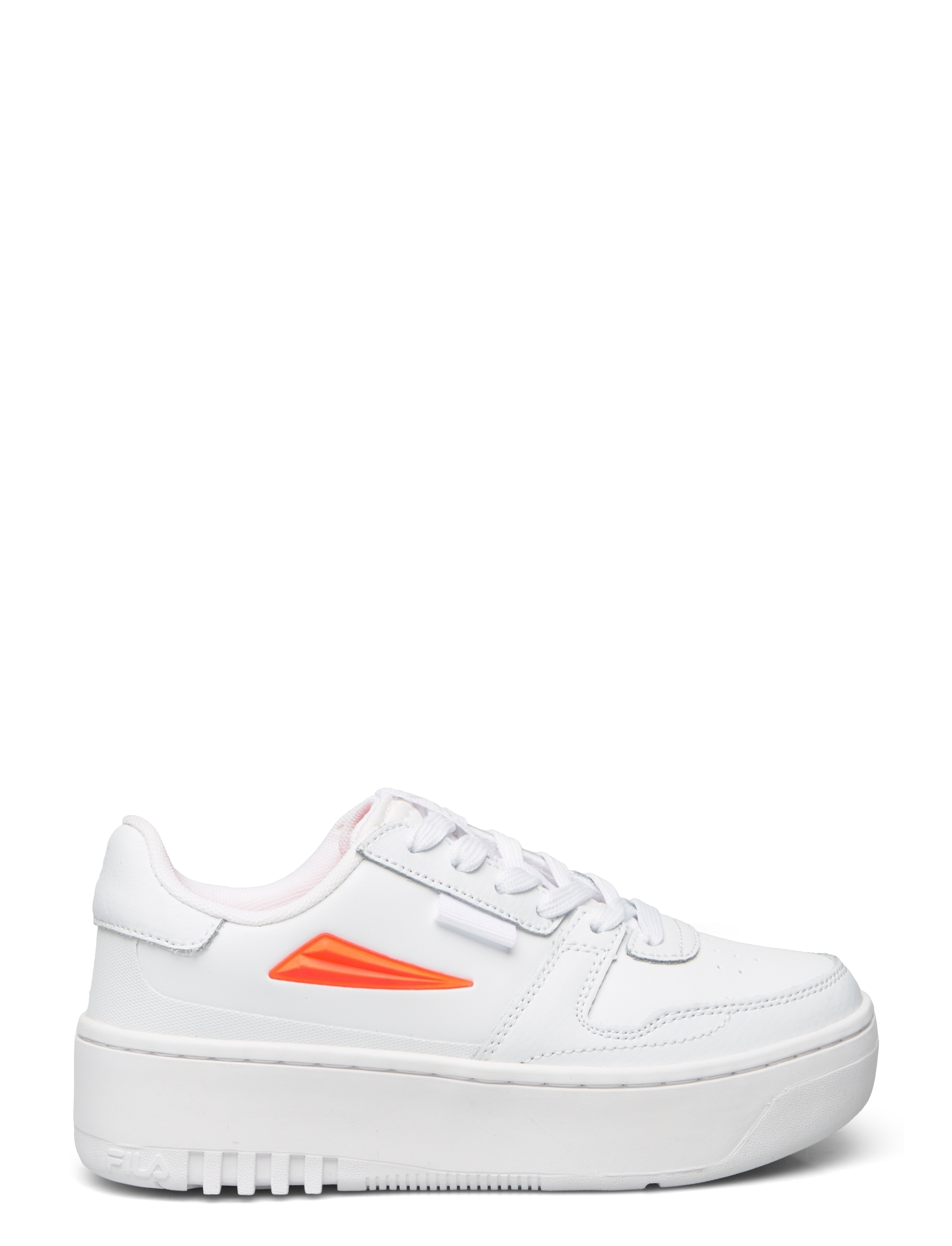 FILA - FXVENTUNO PLATFORM wmn - white-fiery coral - 1
