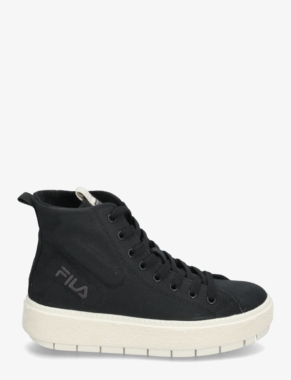 Black fila high tops cheap