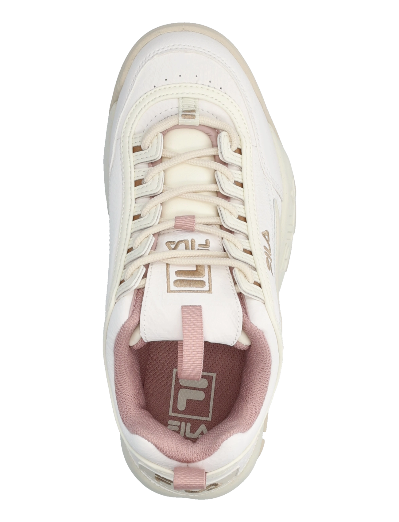 FILA - DISRUPTOR F wmn - niedrige sneakers - turtledove-champange - 3