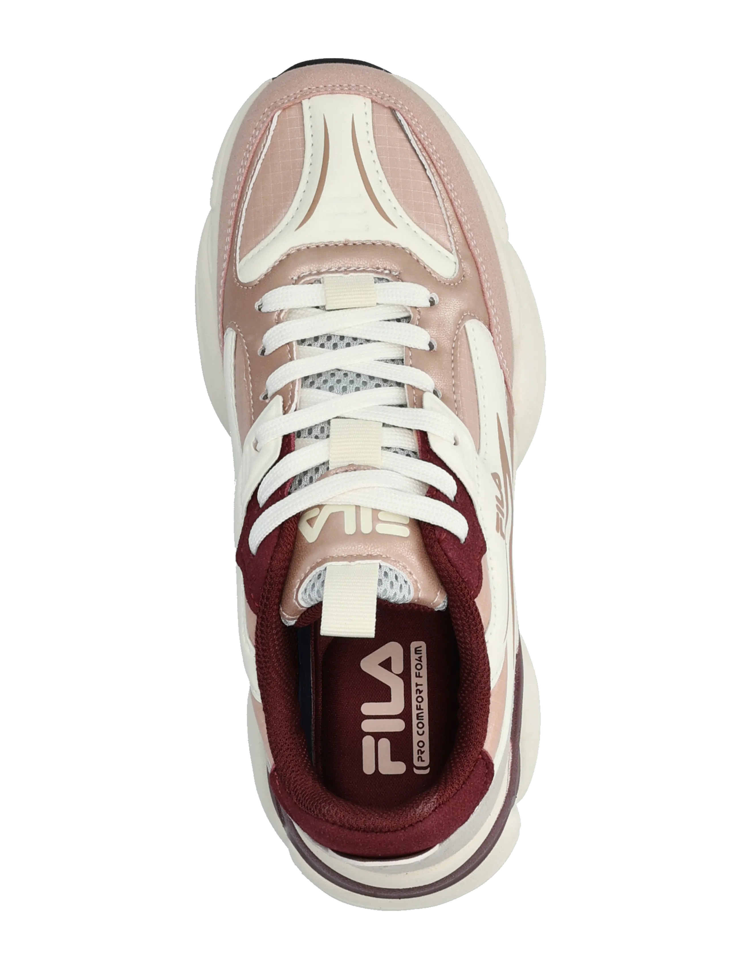 FILA - FILA RECADE wmn - niedrige sneakers - mauve chalk-tawny port - 3