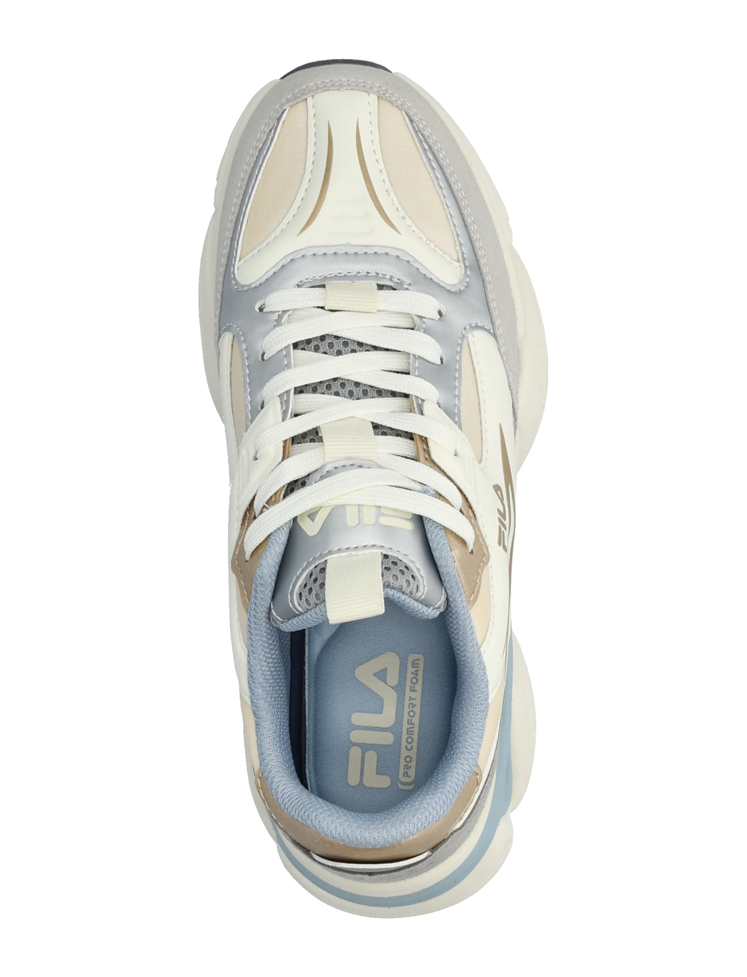 FILA - FILA RECADE wmn - låga sneakers - turtledove-blue fog - 3