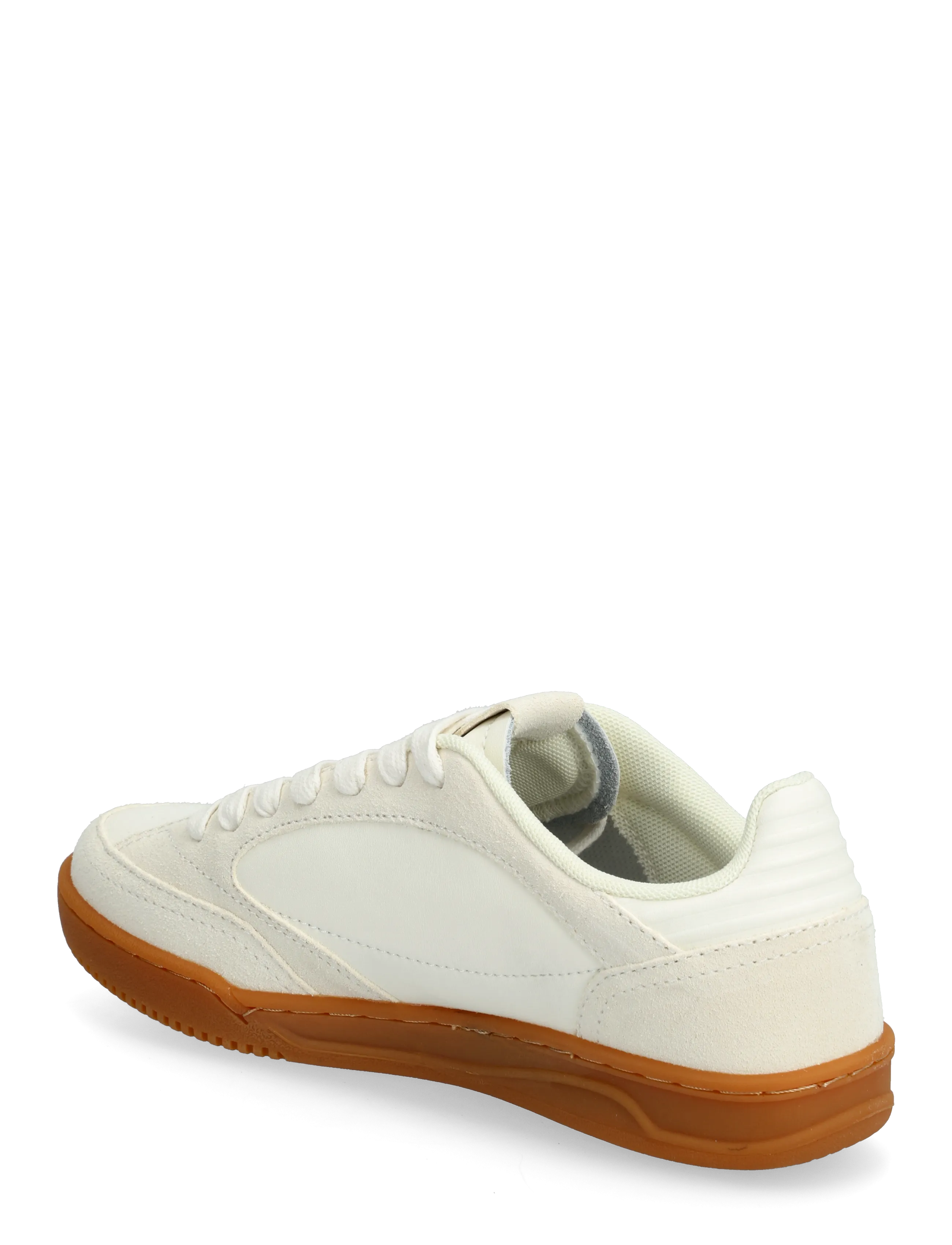 Låg sneaker 'SLANTSHOT' kräm / marinblå / knallröd 4