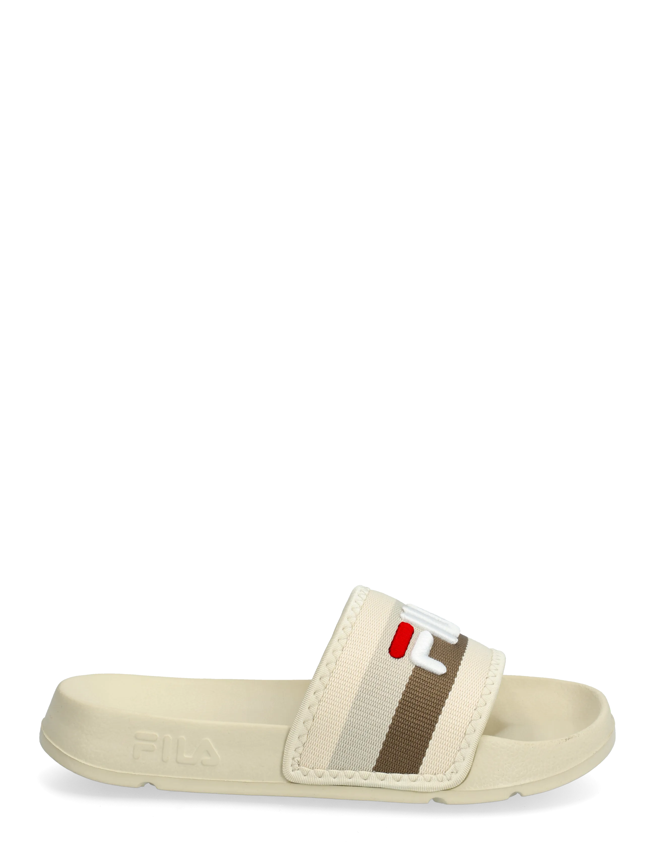 FILA - MORRO BAY STRIPES slipper wmn - badesko & badesandaler - oyster gray - 1