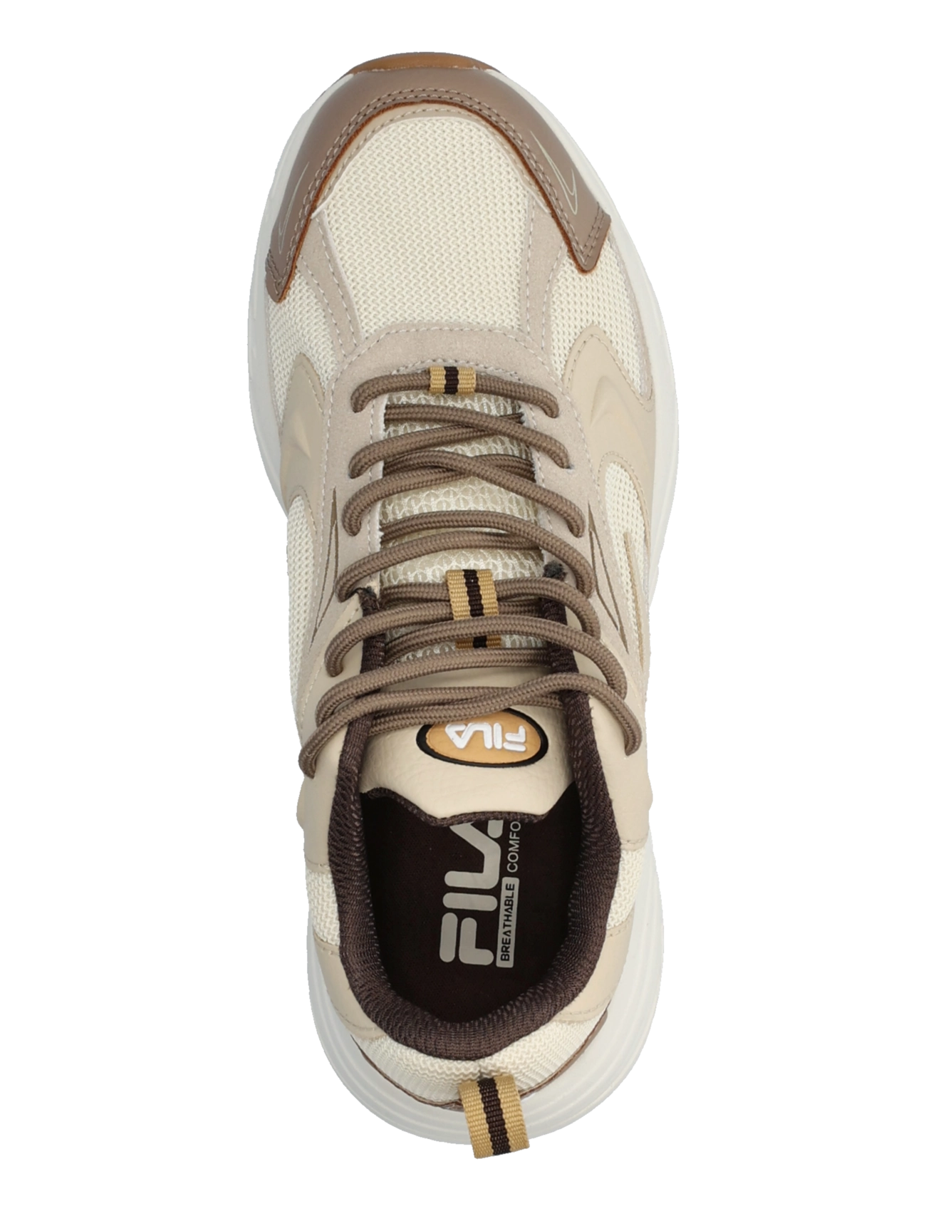 FILA - KREATIX wmn - niedrige sneakers - antique white-oyster gray-lattÈ - 3