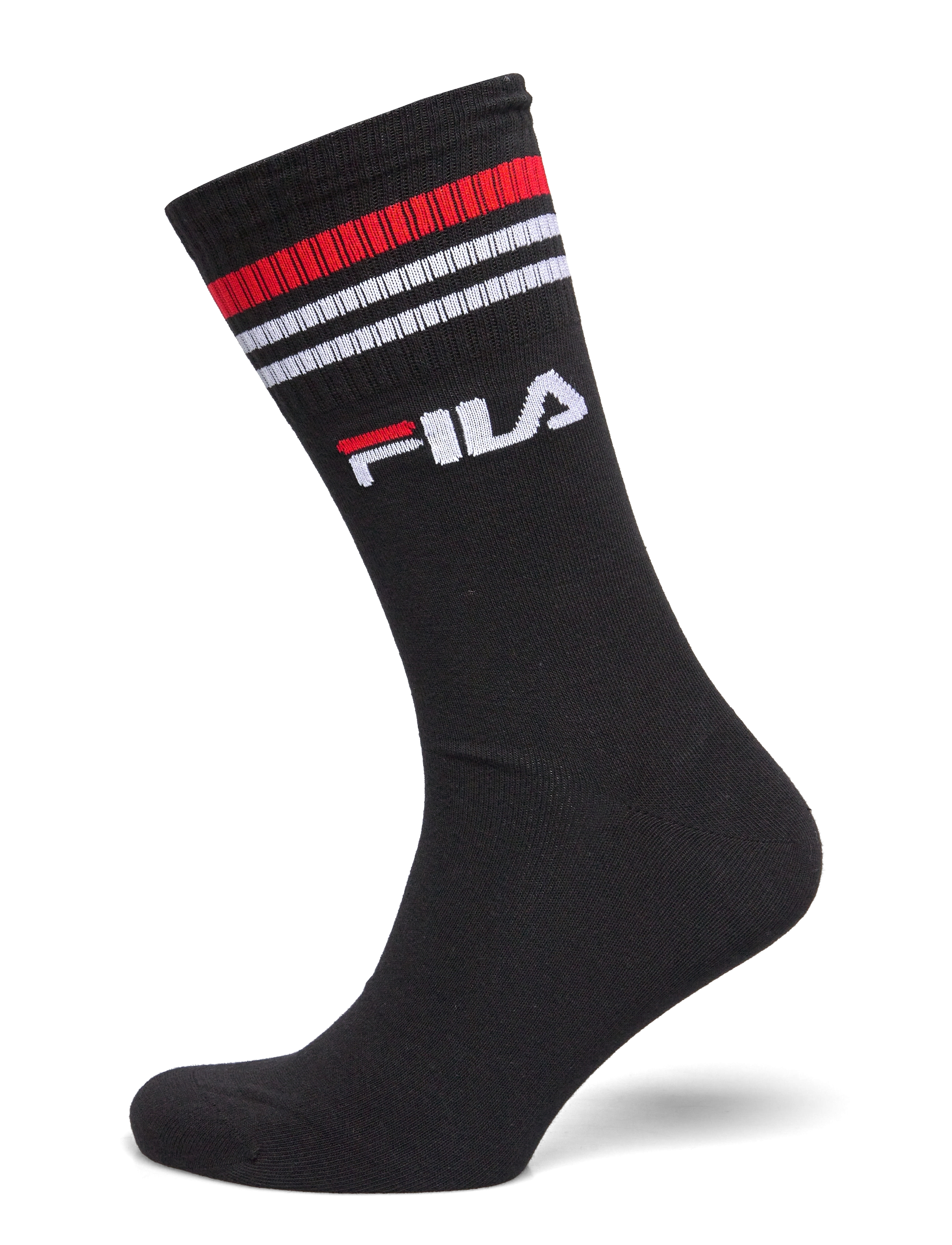 FILA Socks - FILA 3pk Lifestyle stripes socks - sport socks - black - 2
