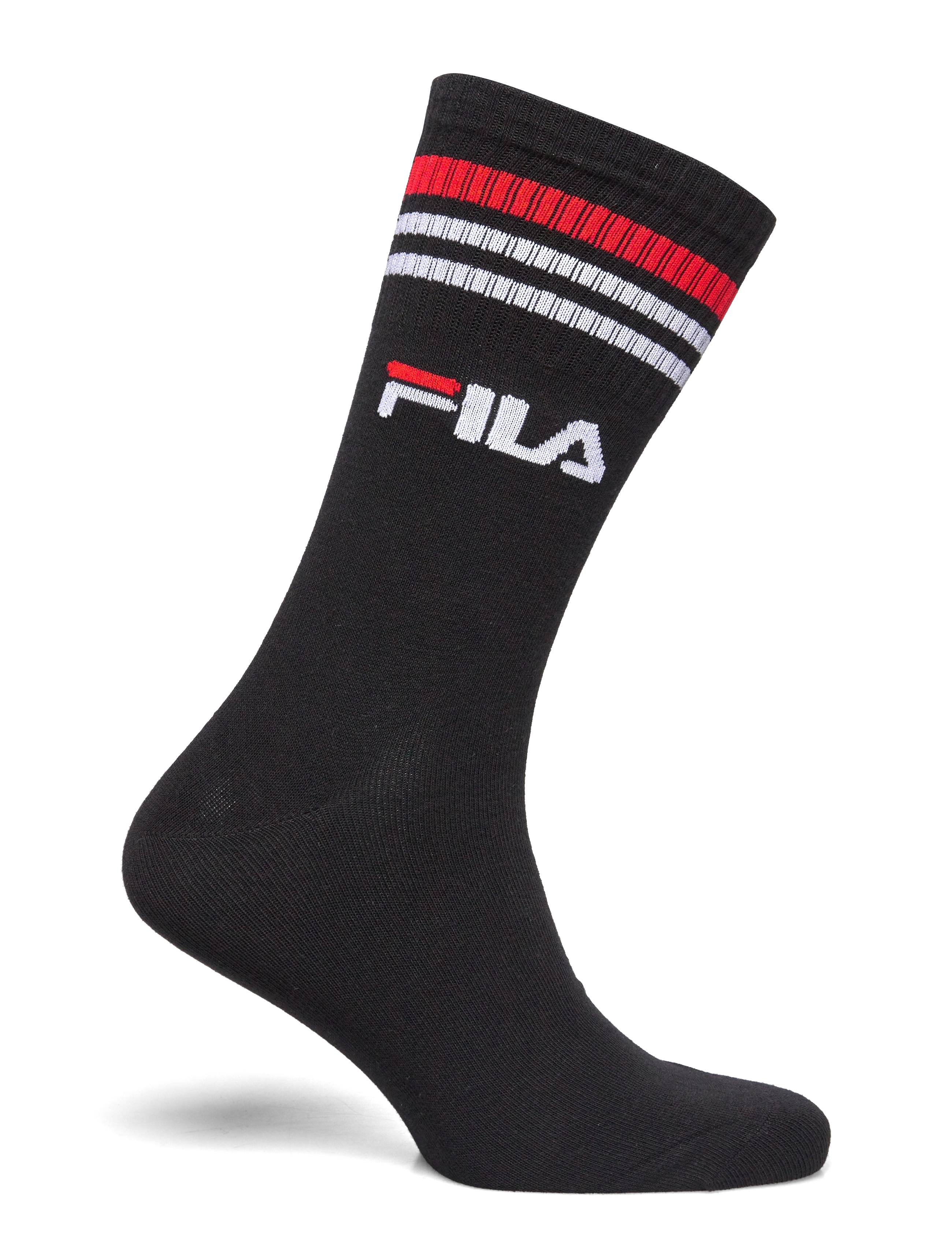 FILA Socks - FILA 3pk Lifestyle stripes socks - sport socks - black - 3