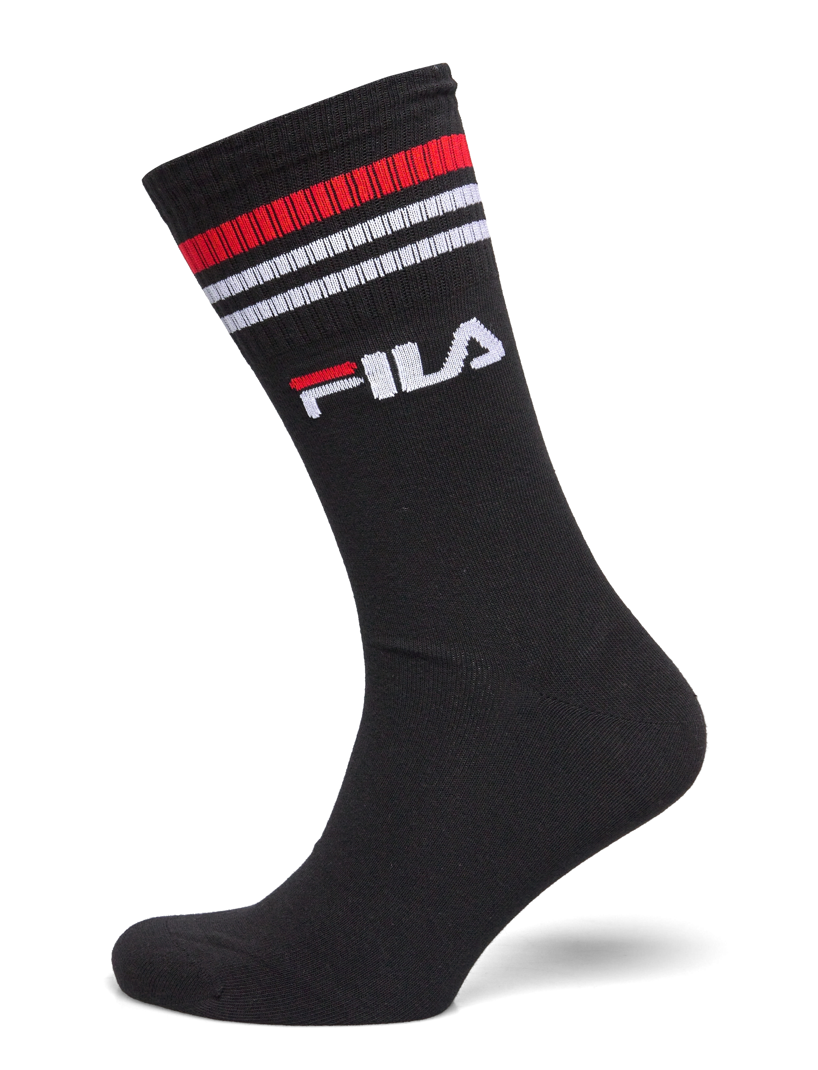 FILA Socks - FILA 3pk Lifestyle stripes socks - sport socks - black - 4