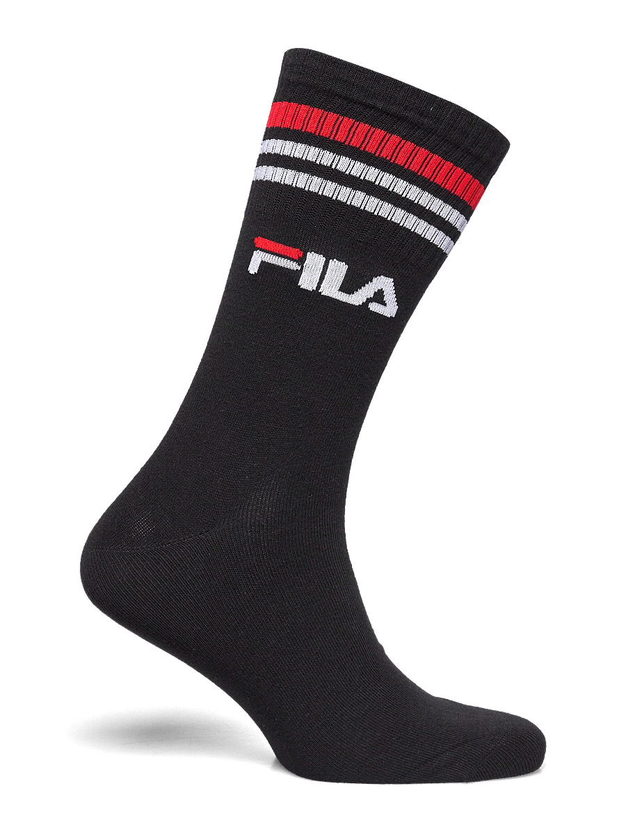 FILA Socks - FILA 3pk Lifestyle stripes socks - träningsstrumpor - black - 5