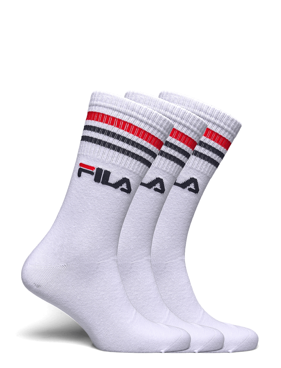 FILA Socks - FILA 3pk Lifestyle stripes socks - strümpfe - white - 1