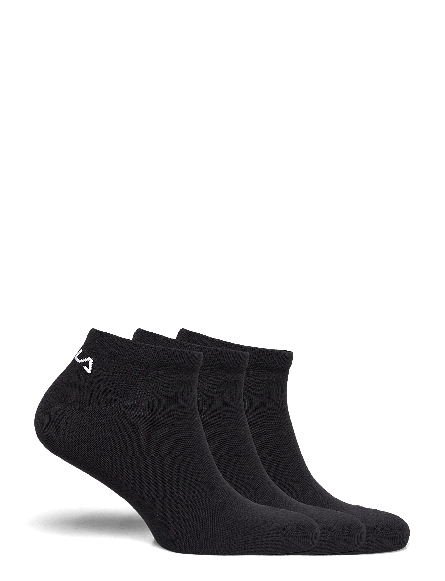 FILA Socks - FILA 3pk Invisible Plain Socks - skarpety sportowe - black - 1