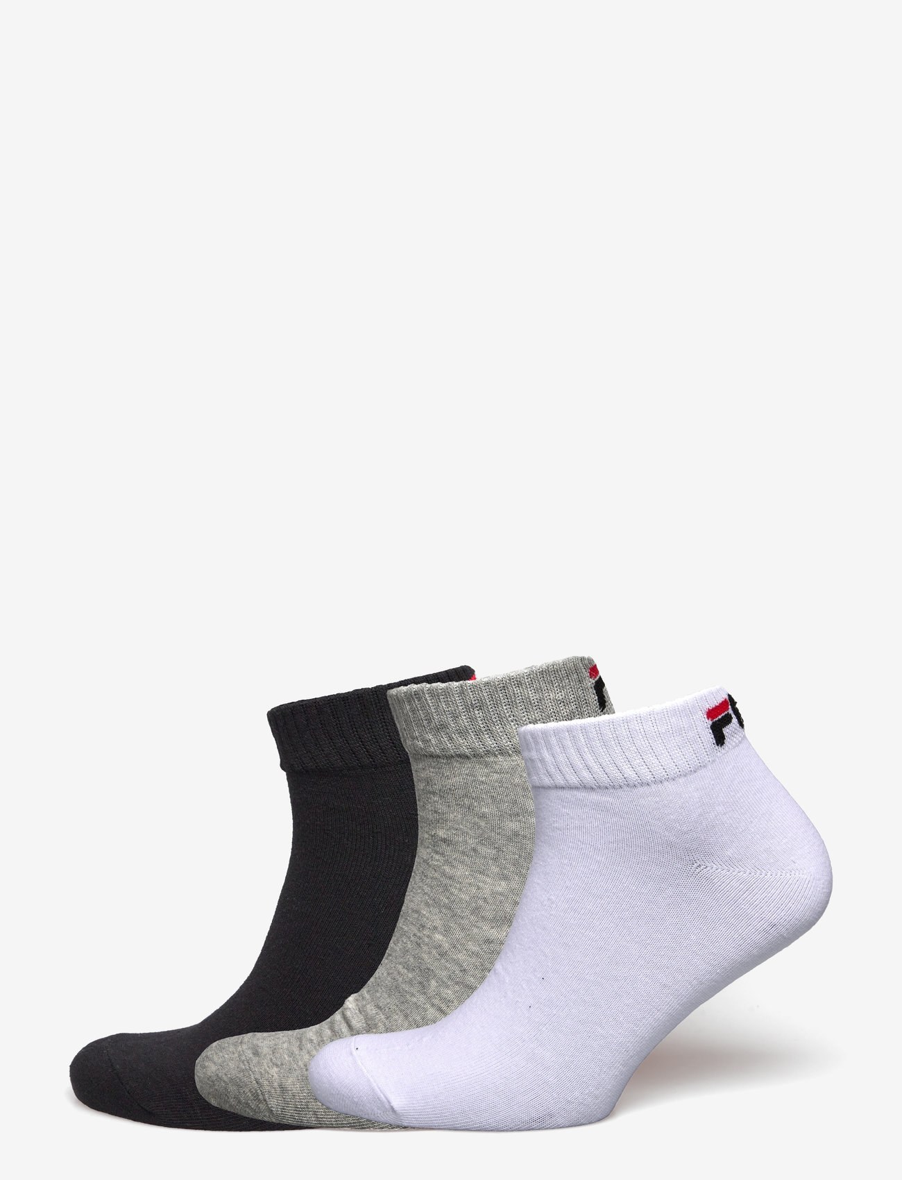 FILA Socks - FILA 3pk Quarter Plain Socks - urheilusukat - classic - 0
