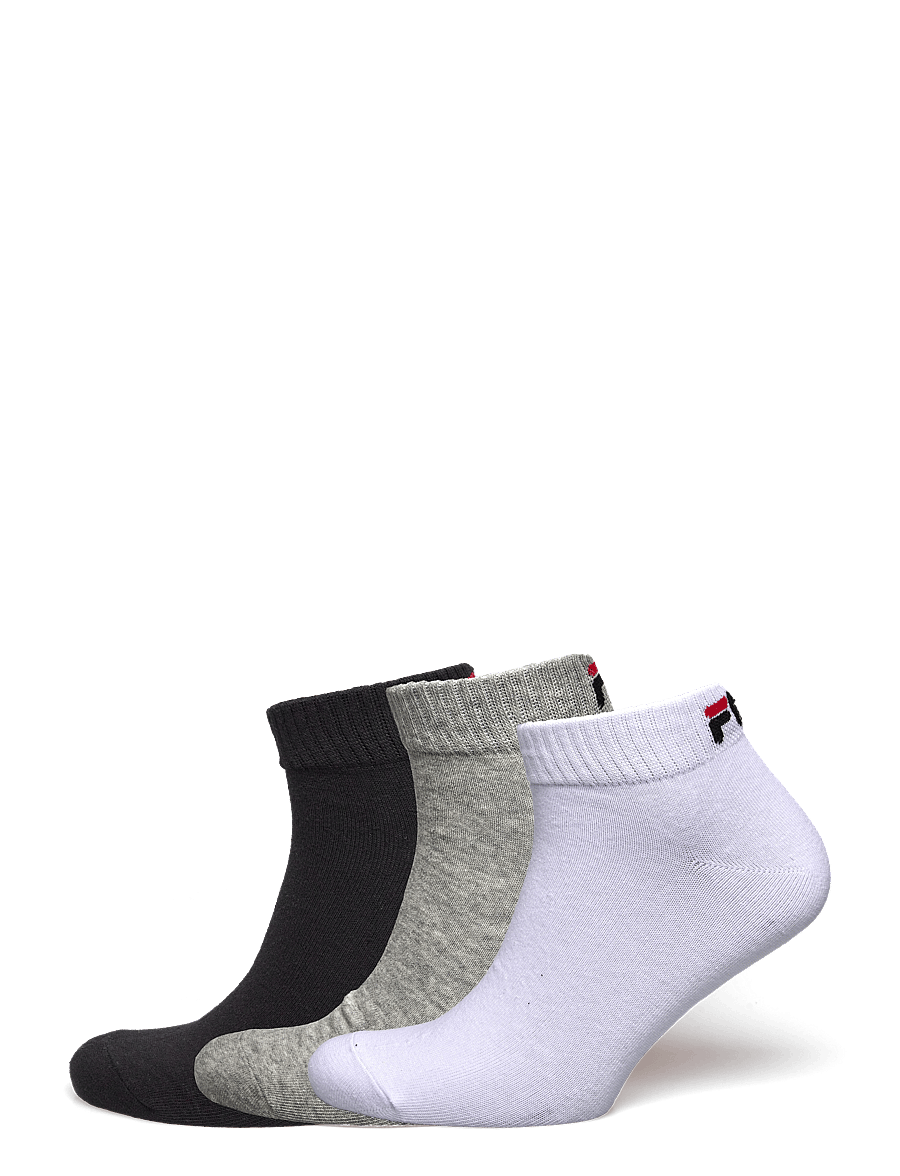 FILA Socks - FILA 3pk Quarter Plain Socks - strümpfe - classic - 0