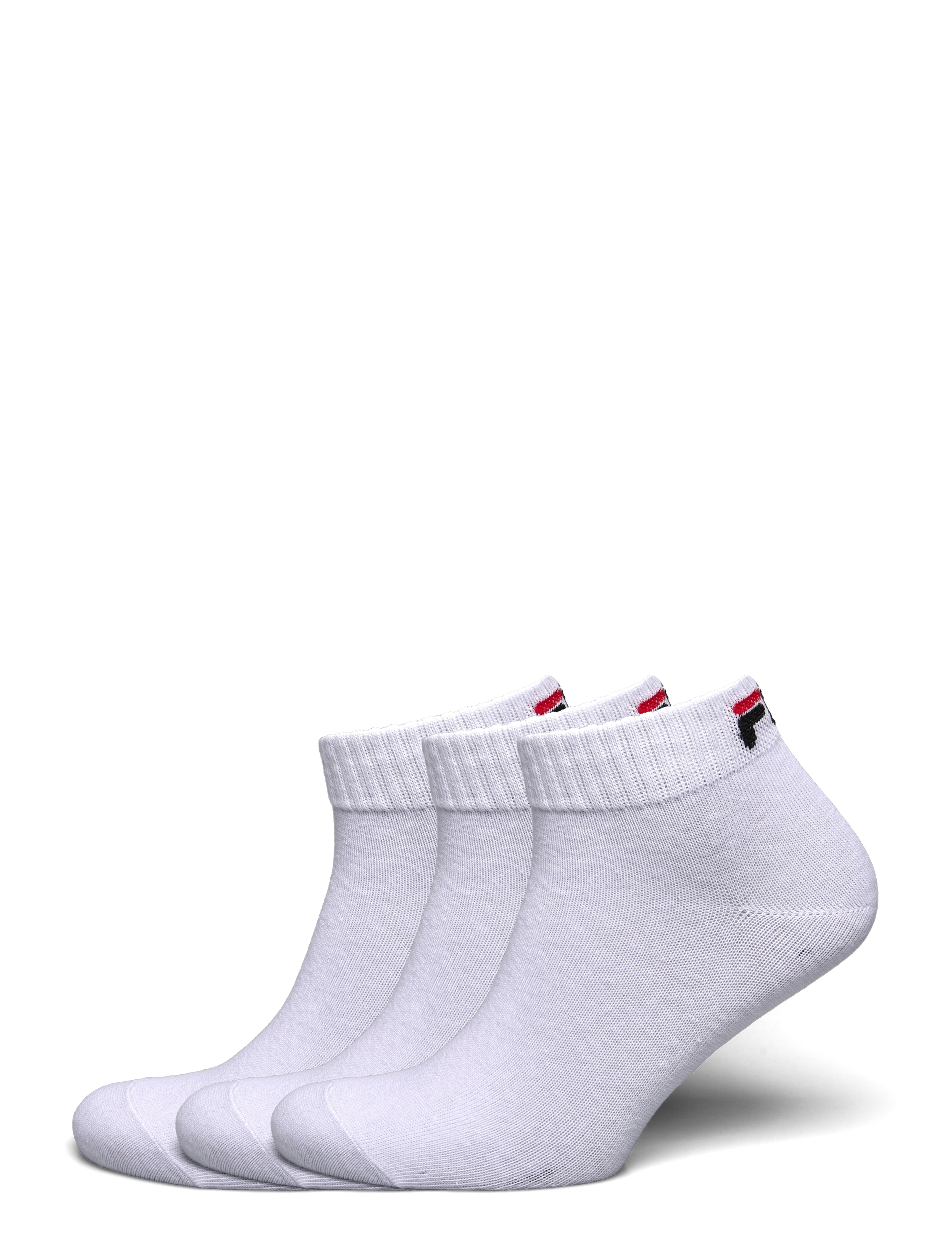 FILA Socken Fila 3Pk Quarter Plain Socken Weiß - 35-38 - Damen