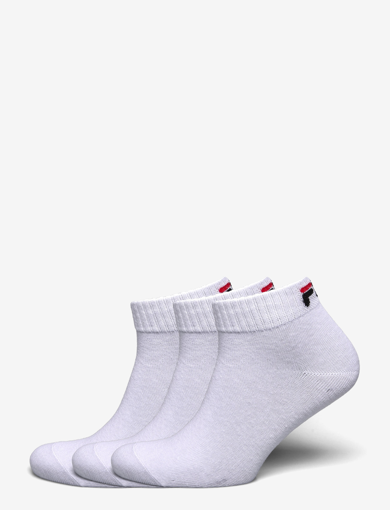 FILA Socks - FILA 3pk Quarter Plain Socks - sportstrømper - white - 0