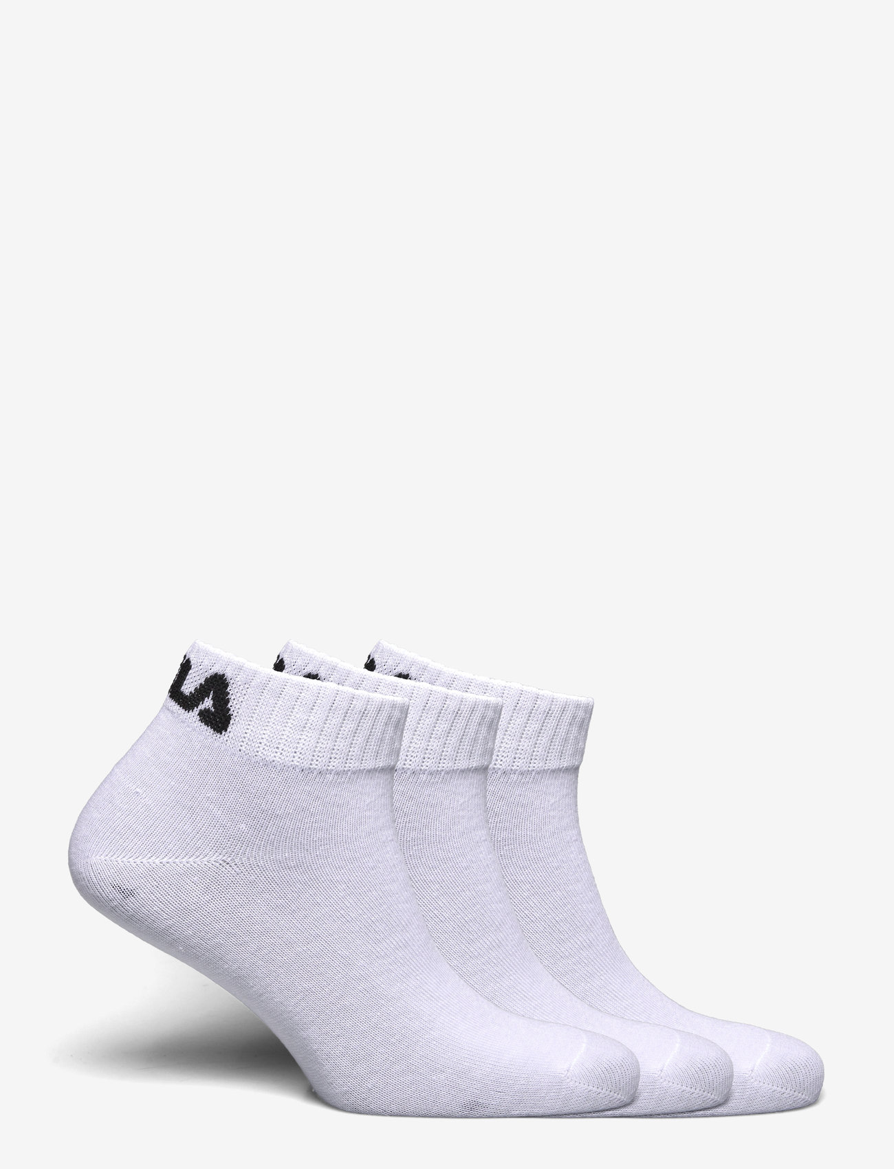 FILA Socks - FILA 3pk Quarter Plain Socks - sportstrømper - white - 1