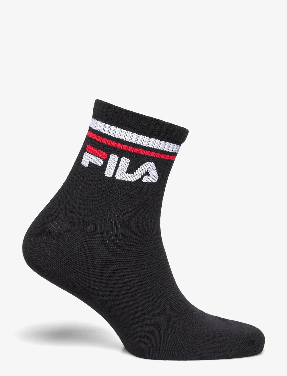 FILA Socks - Fila 3pk Quarter Stripe Socks - sportsocken - black - 3