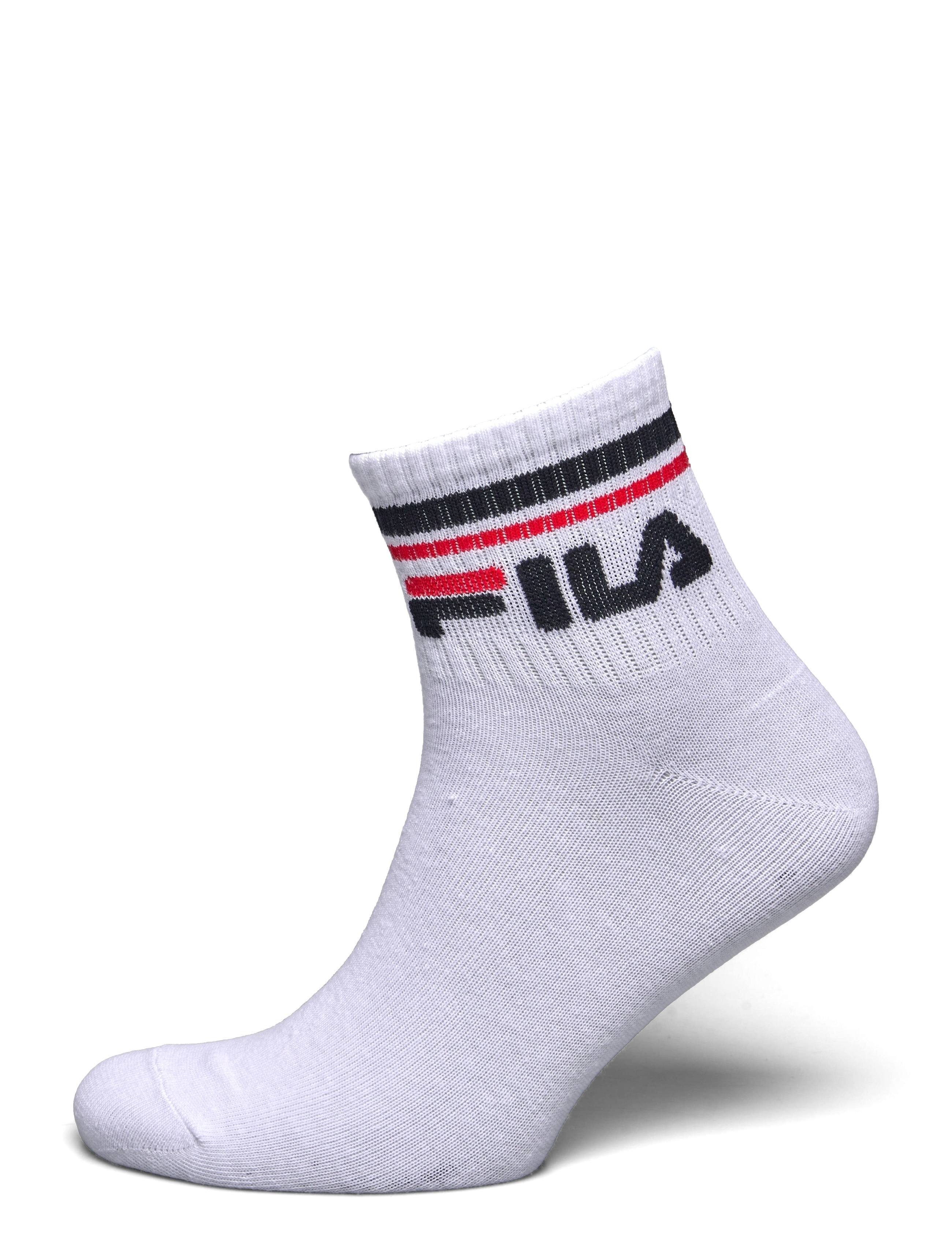 FILA Socks - Fila 3pk Quarter Stripe Socks - strümpfe - white - 2