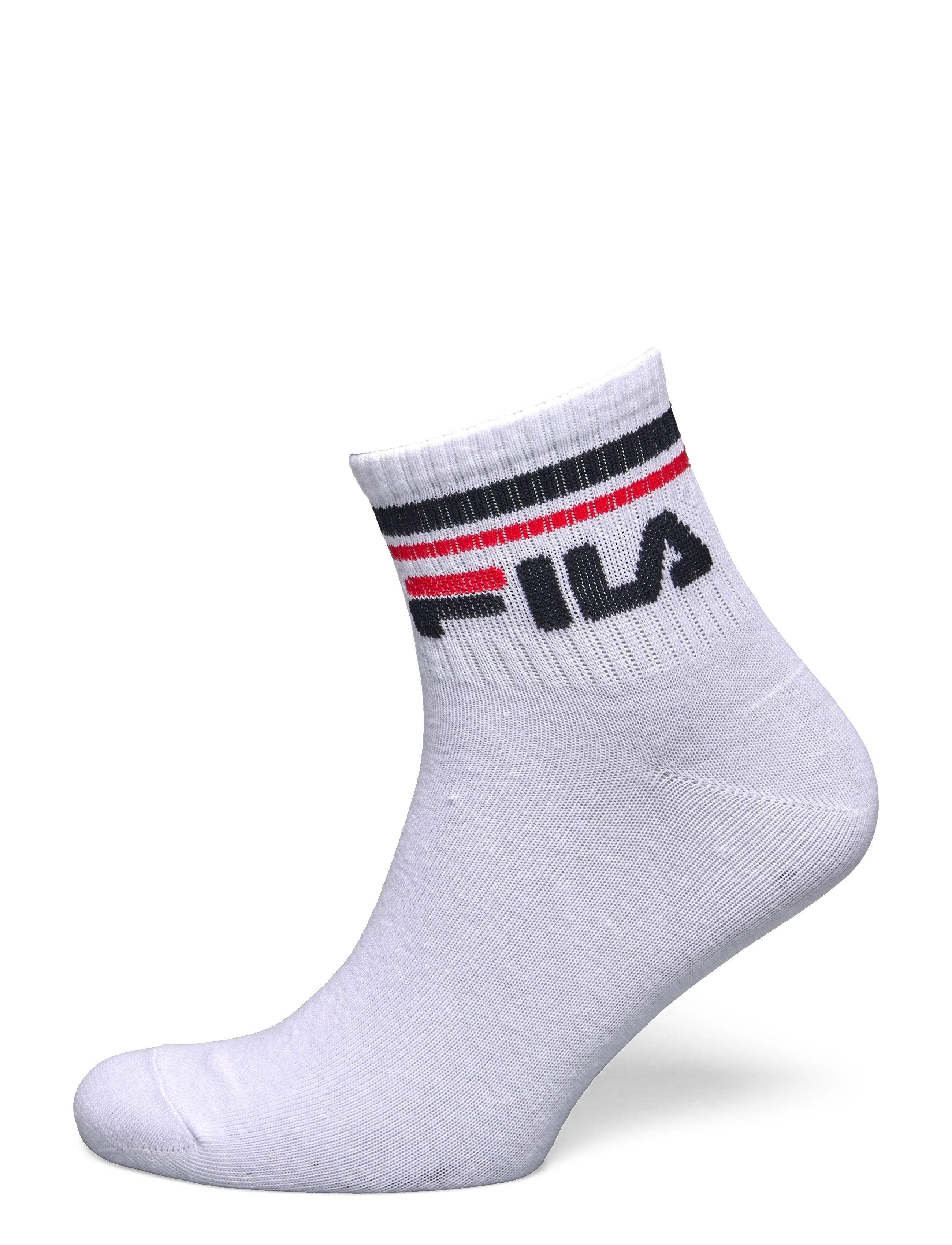 FILA Socks - Fila 3pk Quarter Stripe Socks - strümpfe - white - 4