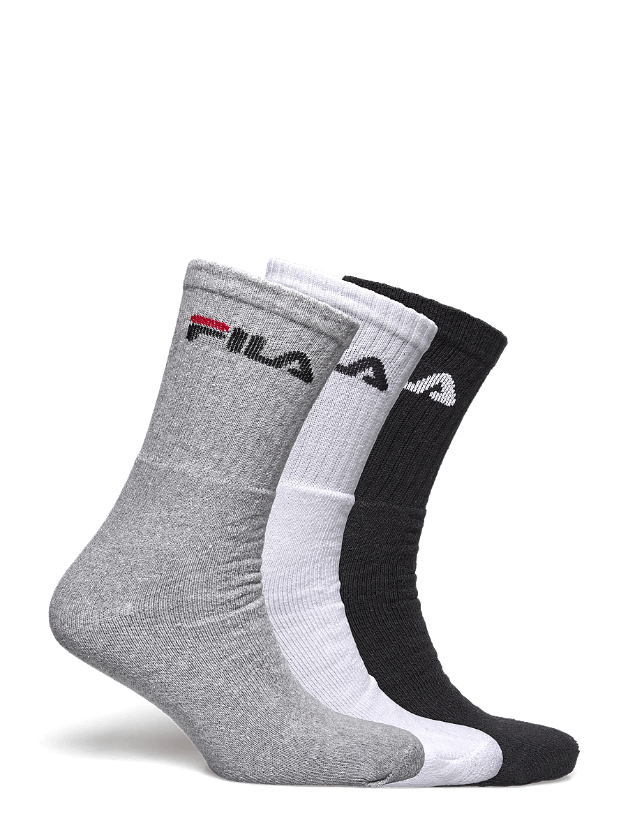 FILA Socks - FILA 3pk Tennis Crew Logo Terry Soc - strümpfe - classic - 1
