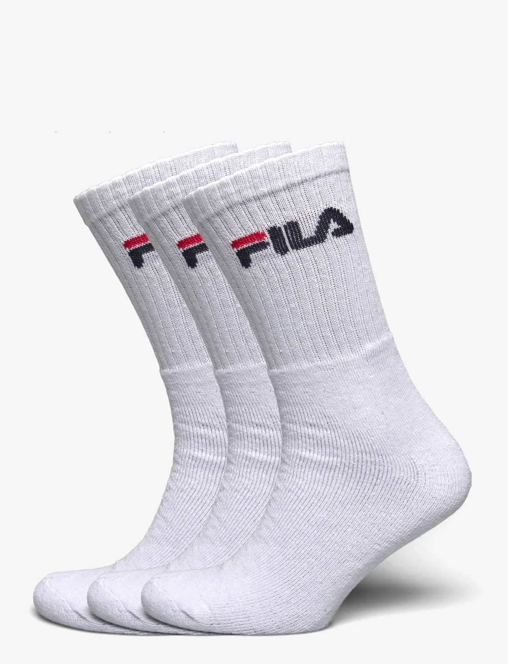 FILA Socks - FILA 3pk Tennis Crew Logo Terry Soc - sportsocken - white - 0