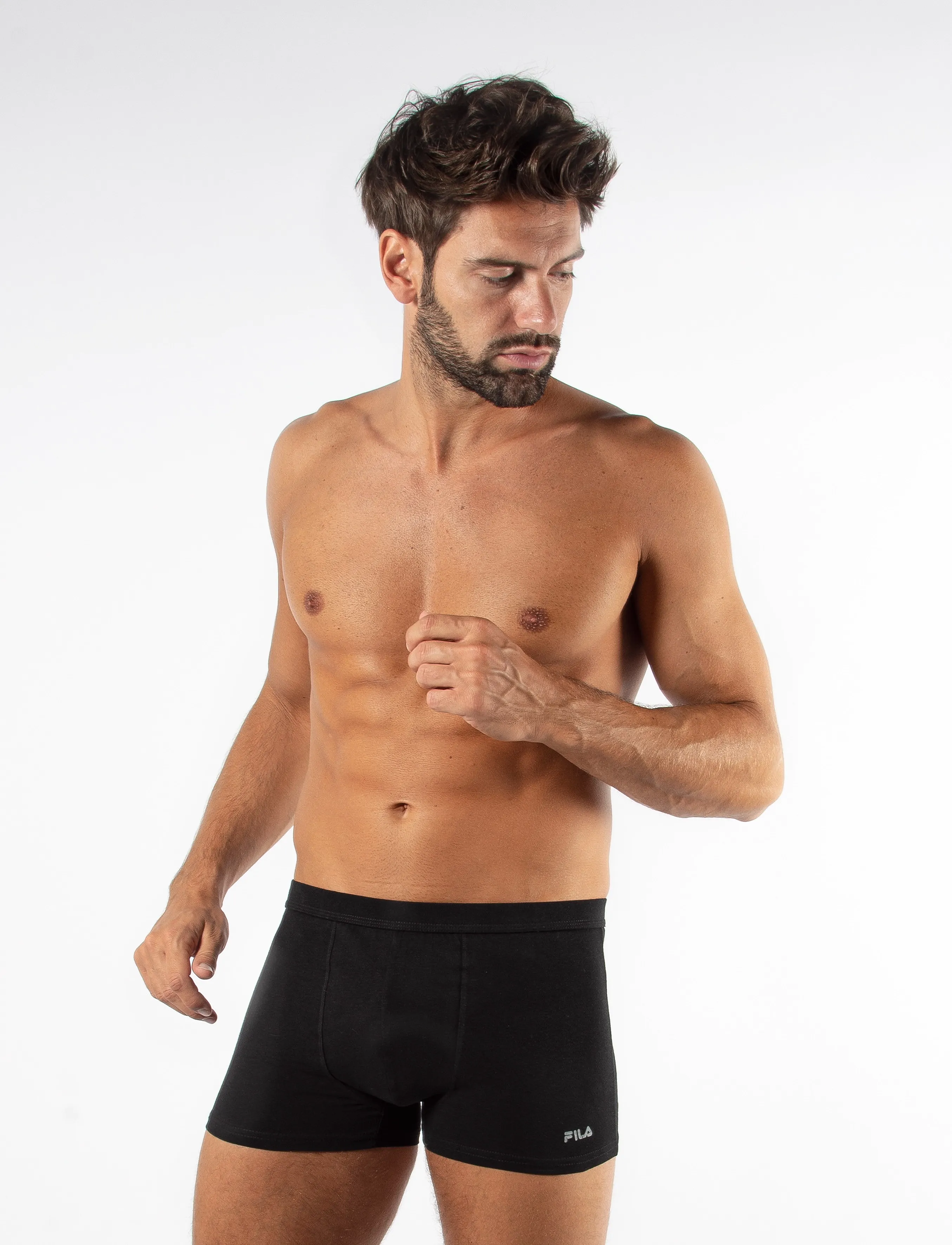 FILA Underwear Fila 2Pk Boxer, S, Black, Sport Underwear > Sport Boxers, Herre