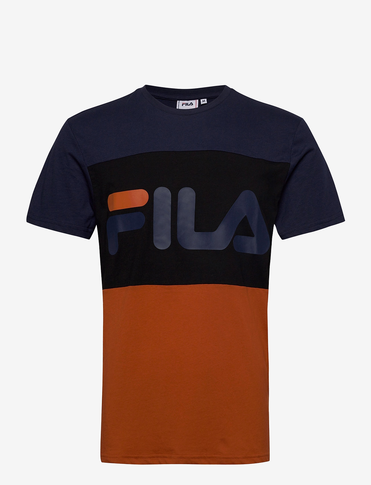 FILA - DAY TEE - cinnamon stick-black iris-black - 0