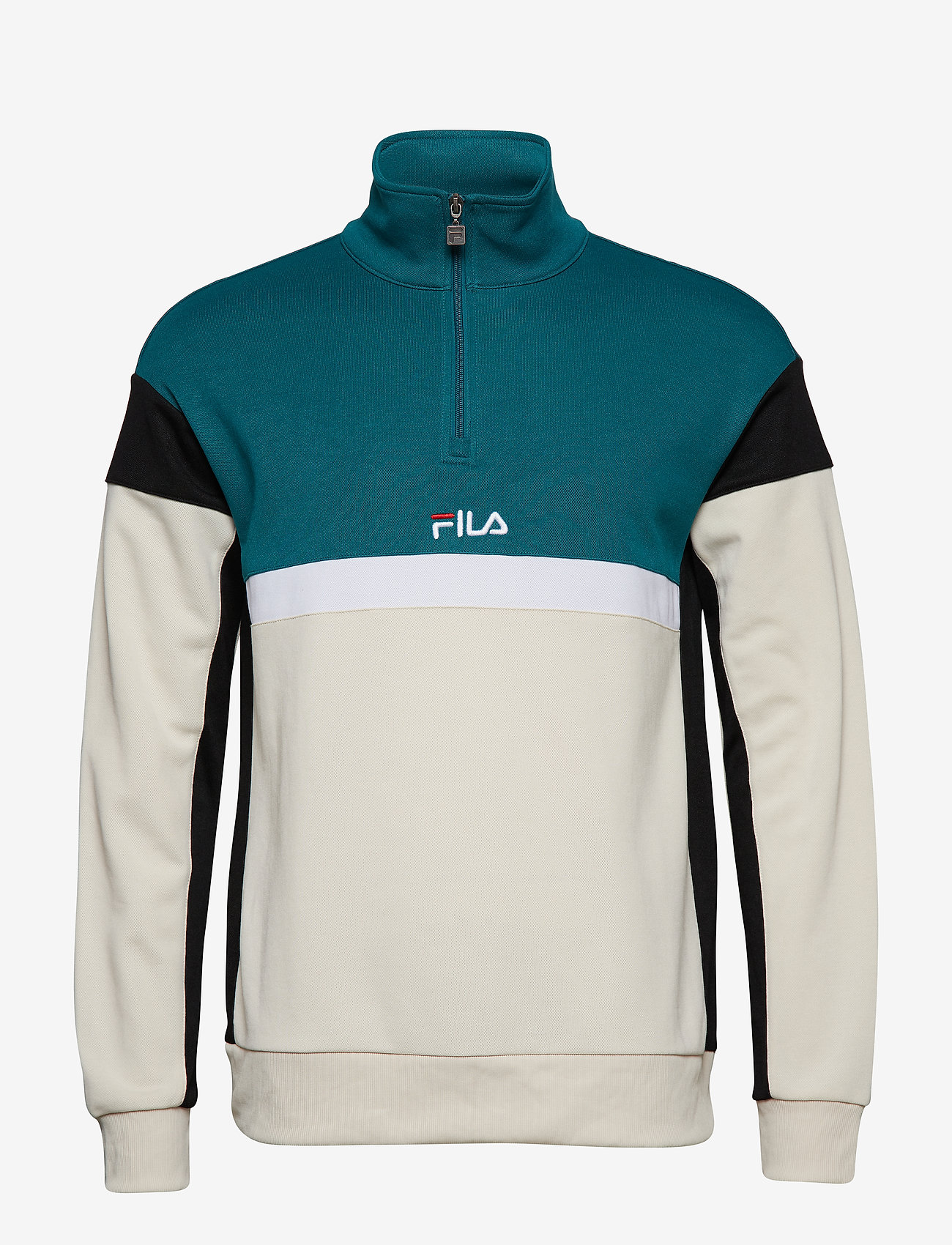 FILA - Herron Half Zip Top - shaded spruce-black-white cap gray - 0
