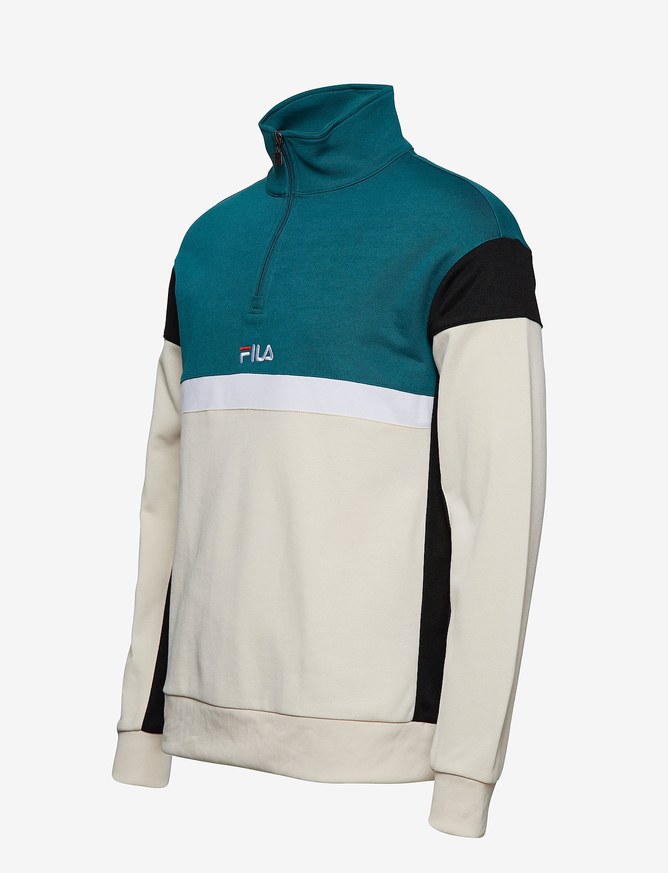 FILA - Herron Half Zip Top - shaded spruce-black-white cap gray - 2