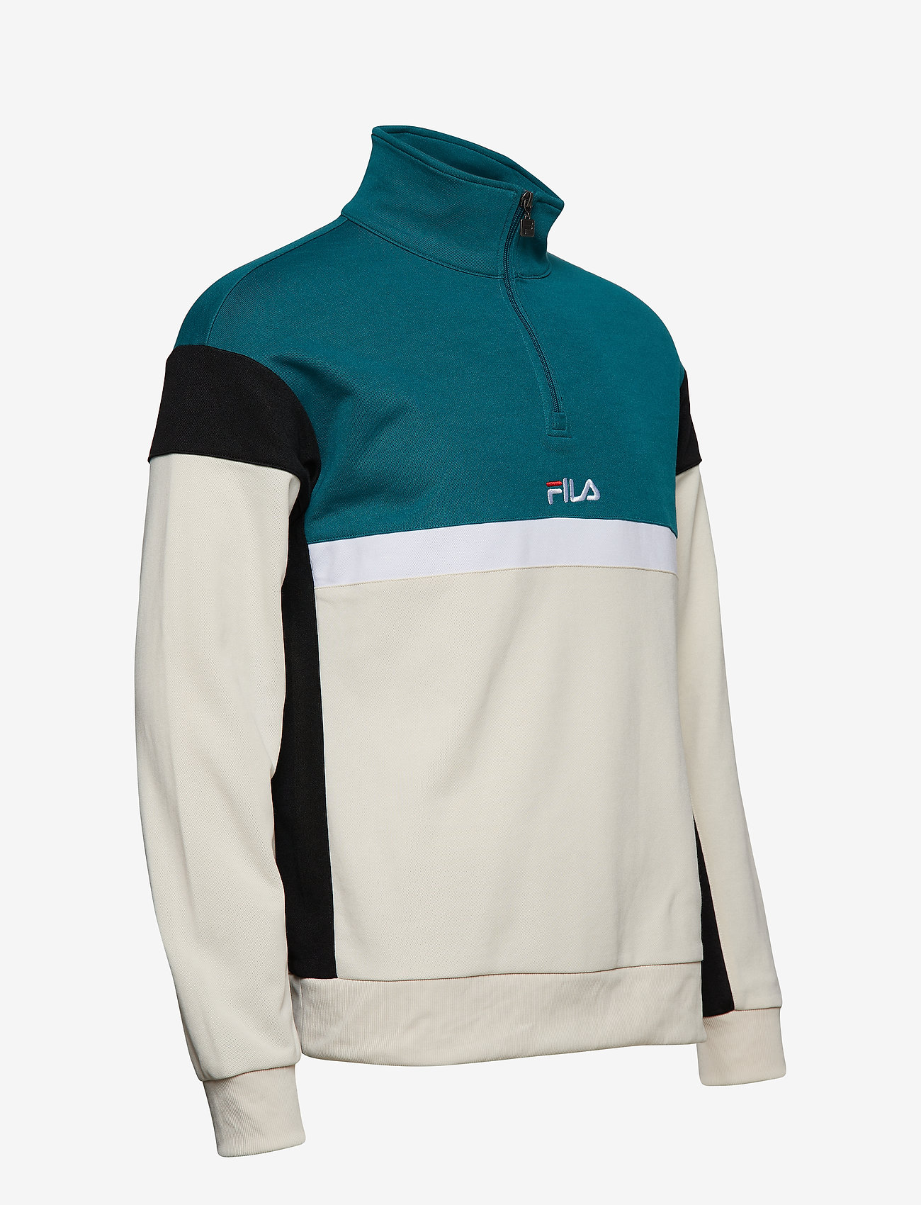 FILA - Herron Half Zip Top - shaded spruce-black-white cap gray - 3