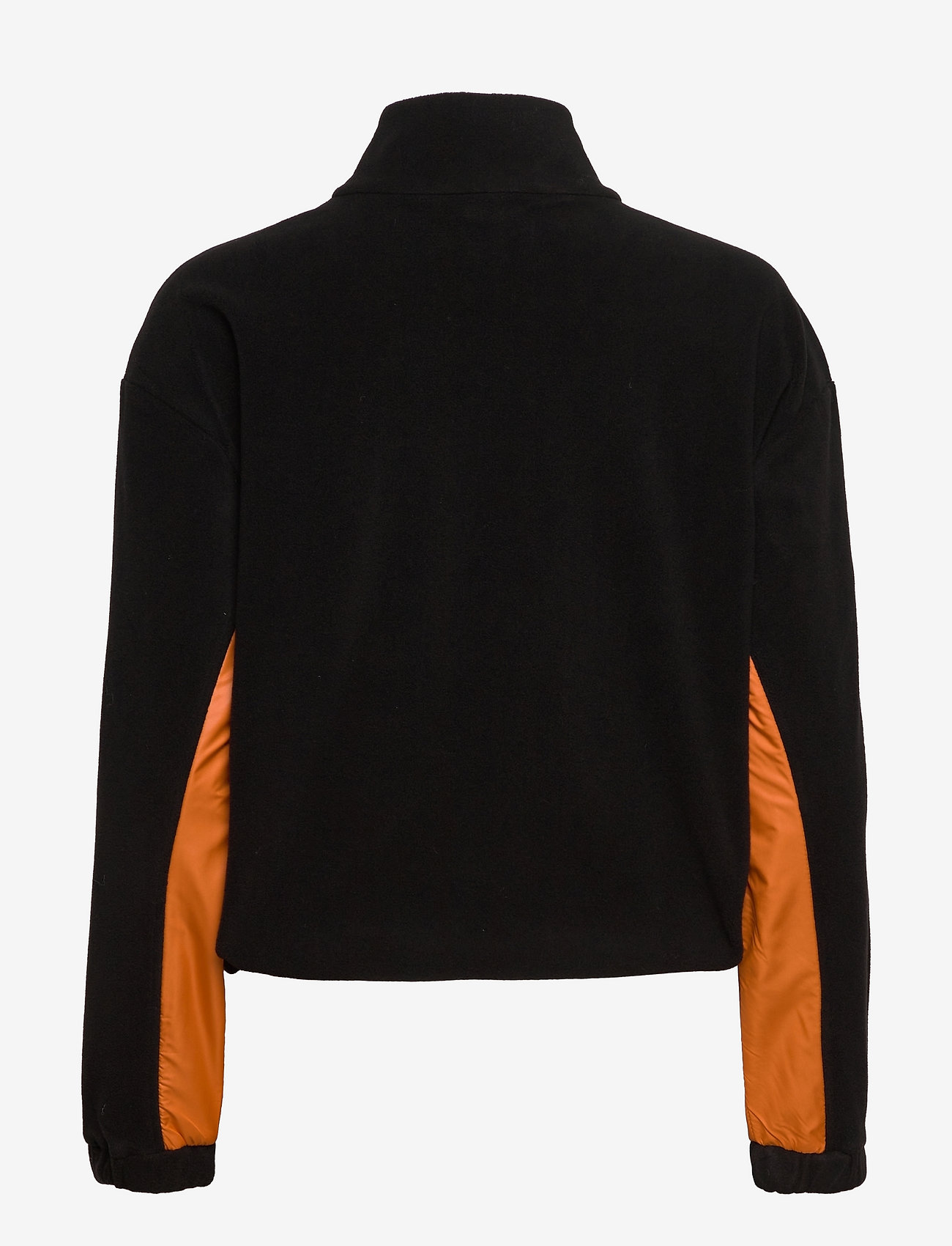 FILA - PACIFICA half zip fleece shirt - black-beetroot purple-mandarin orange - 1