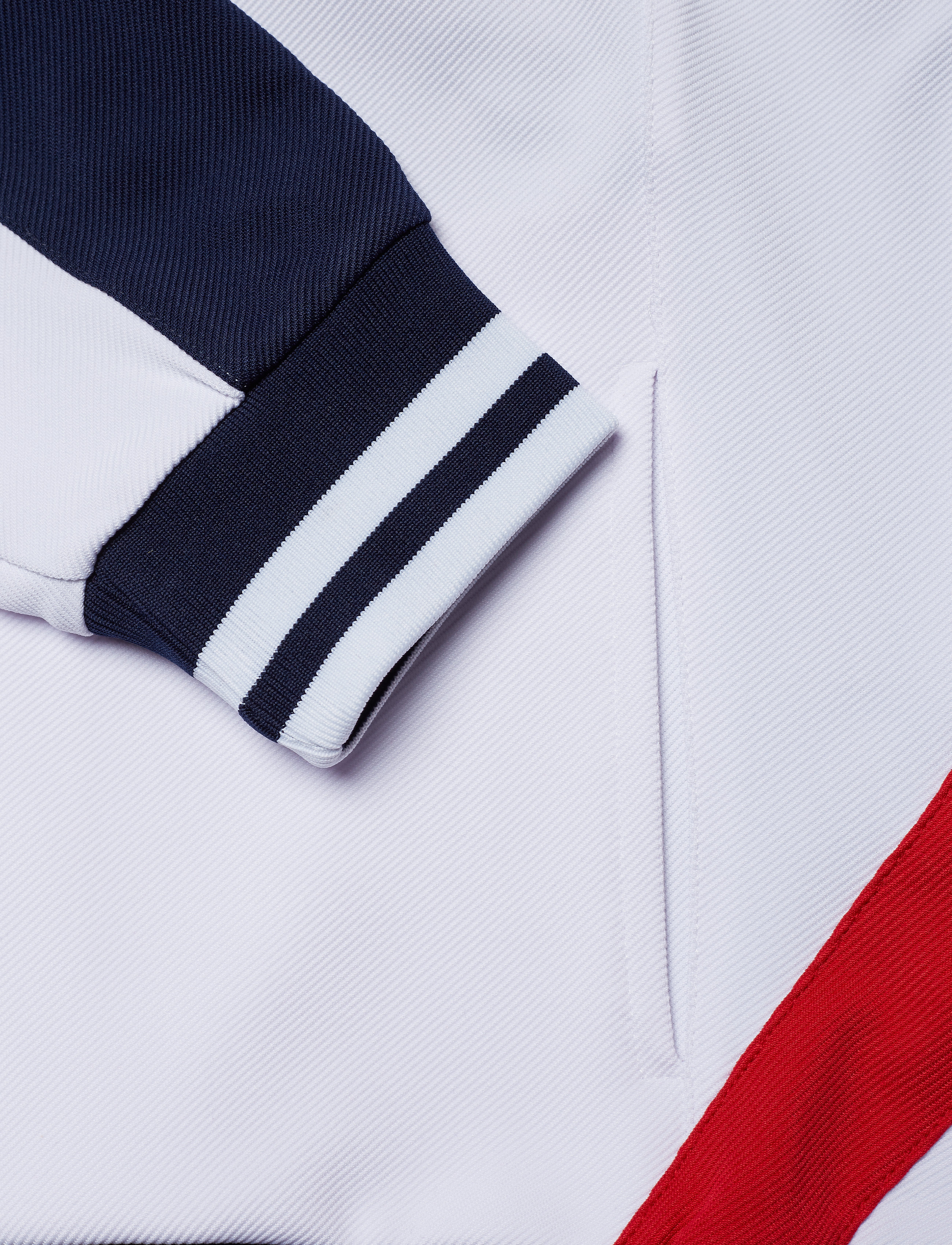 FILA - MEN TIEBREAKER PANELLED FUNNEL NECK TRACK JACKET - white - 3