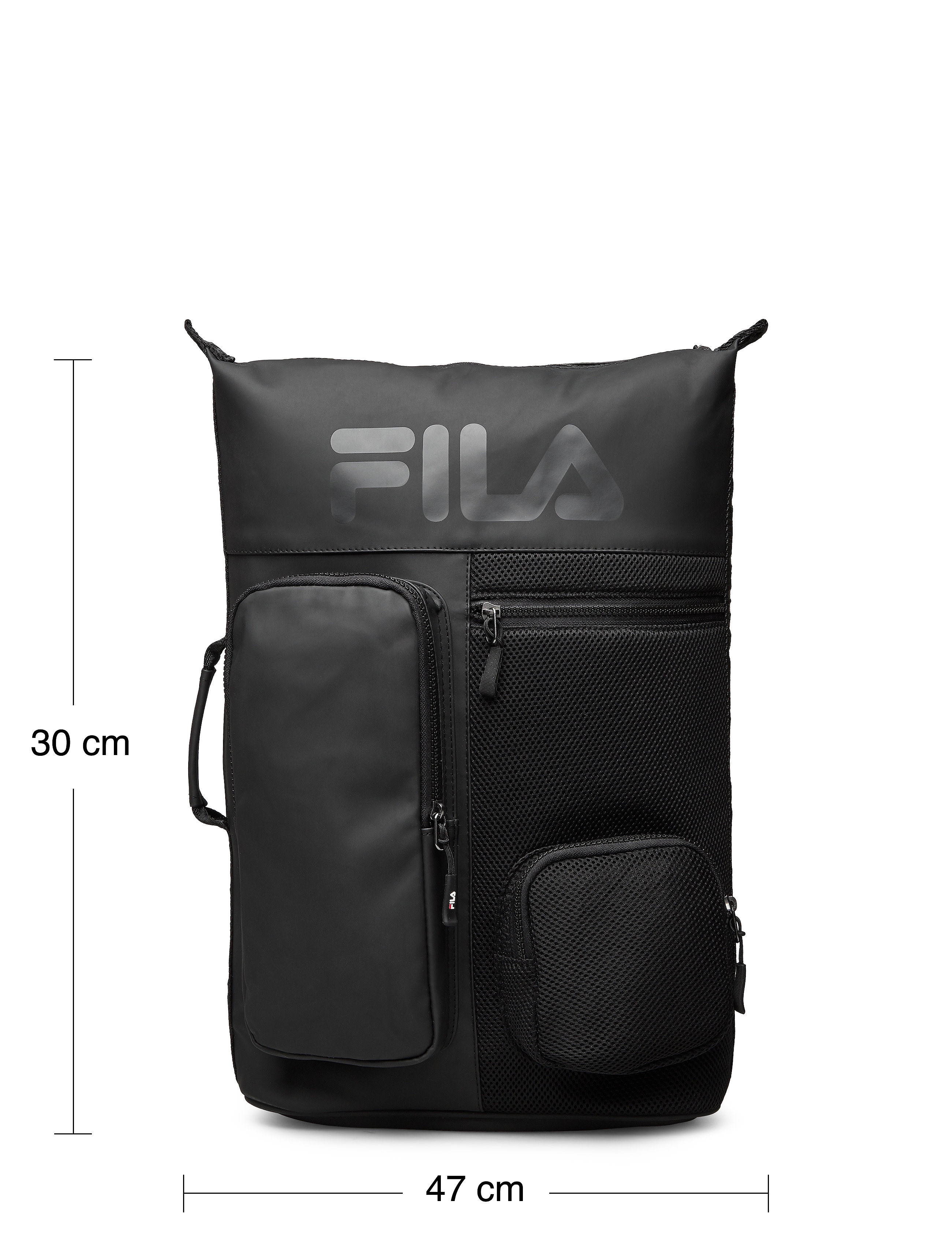 FILA - BACKPACK FROSTED PU-3D MESH - black - 5