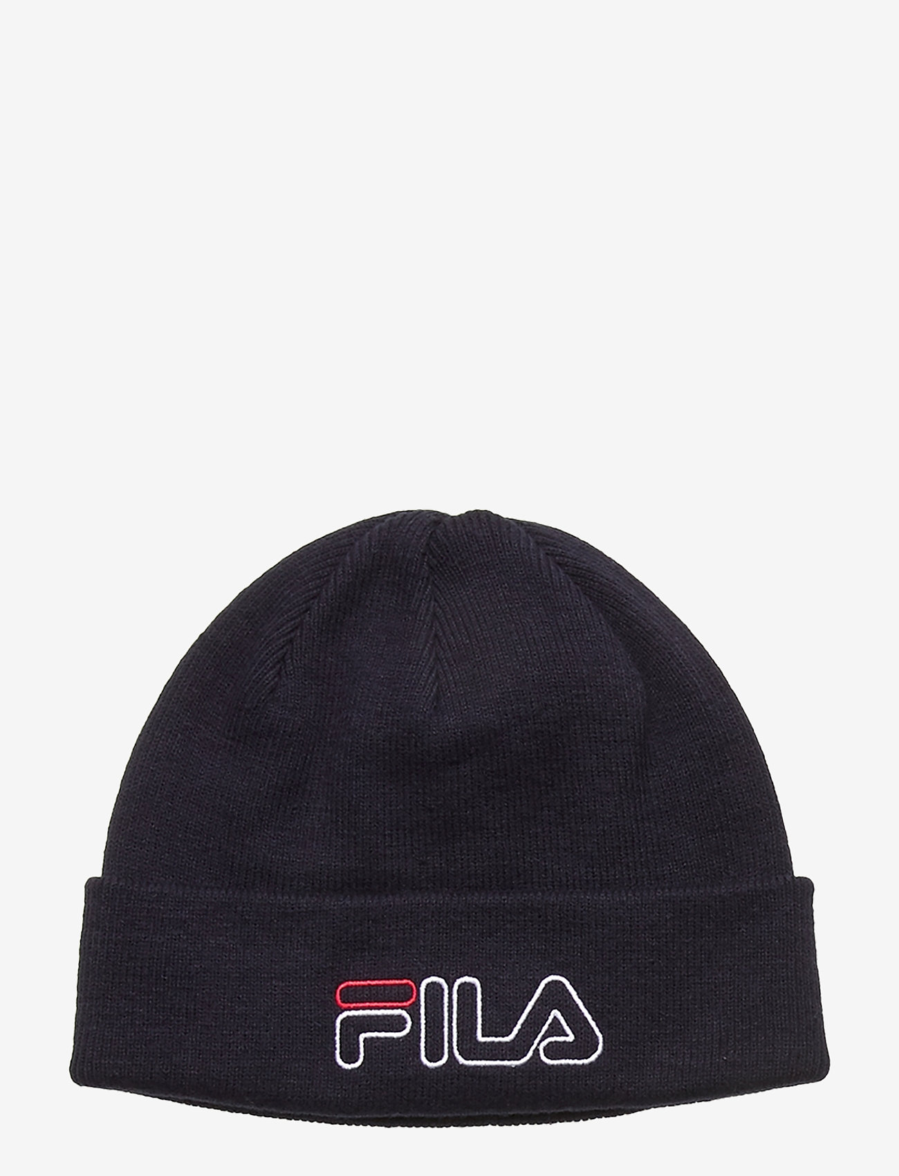 FILA - BEANIE with outline logo - black iris - 0