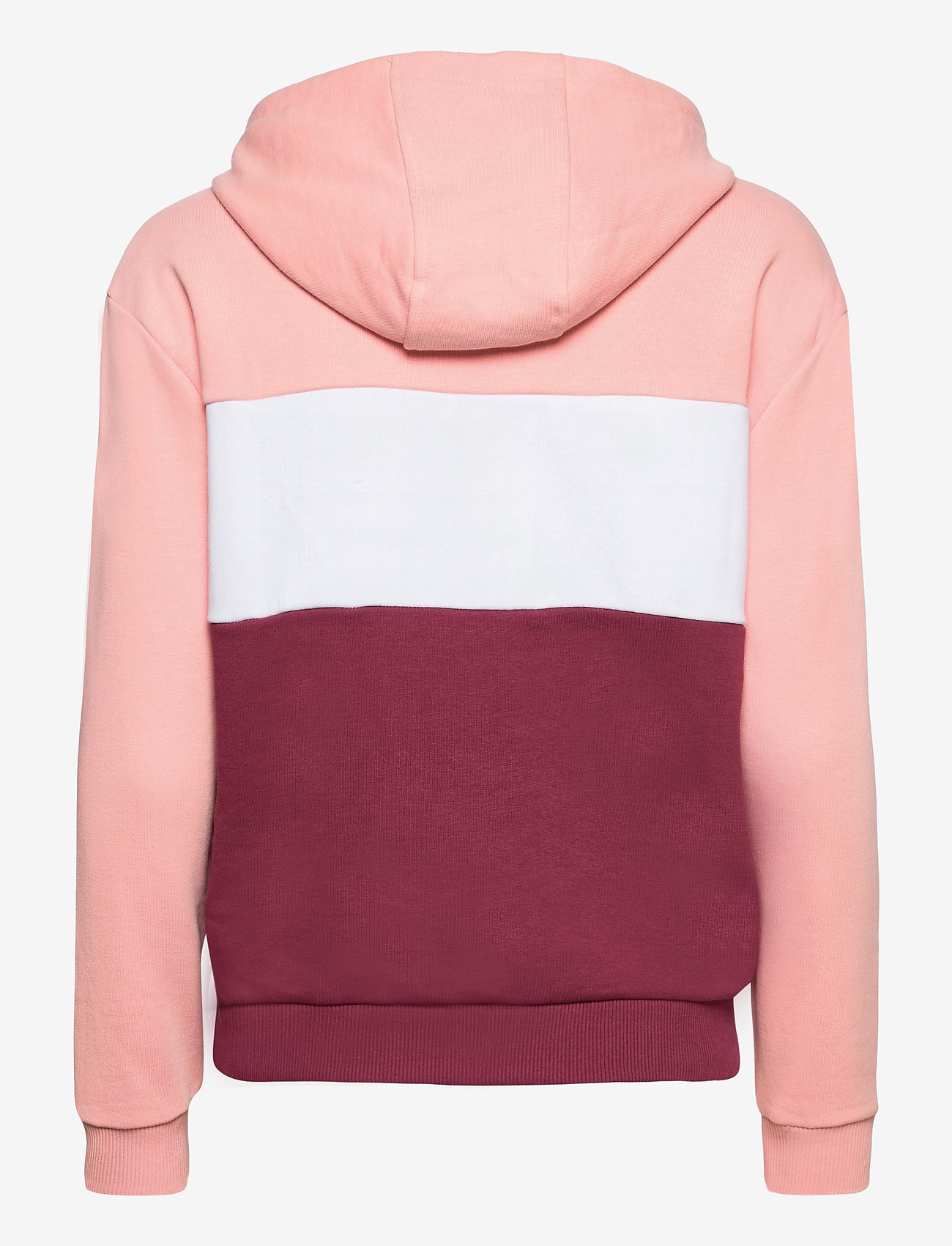 FILA - WOMEN LORI hoody - tawny port-coral cloud-bright white - 1