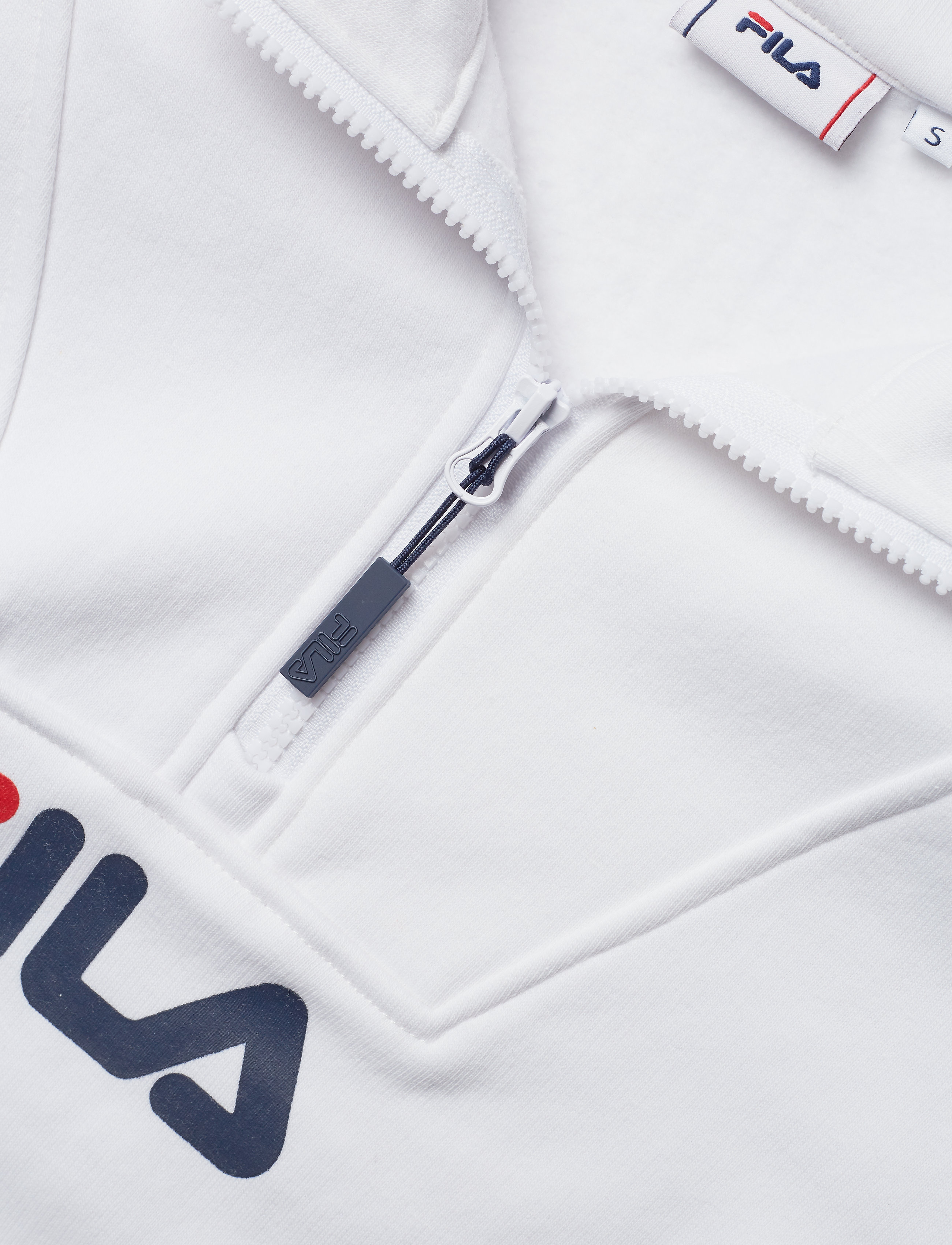 FILA - SYLVIA HALF-ZIP SWEAT - bright white - 3
