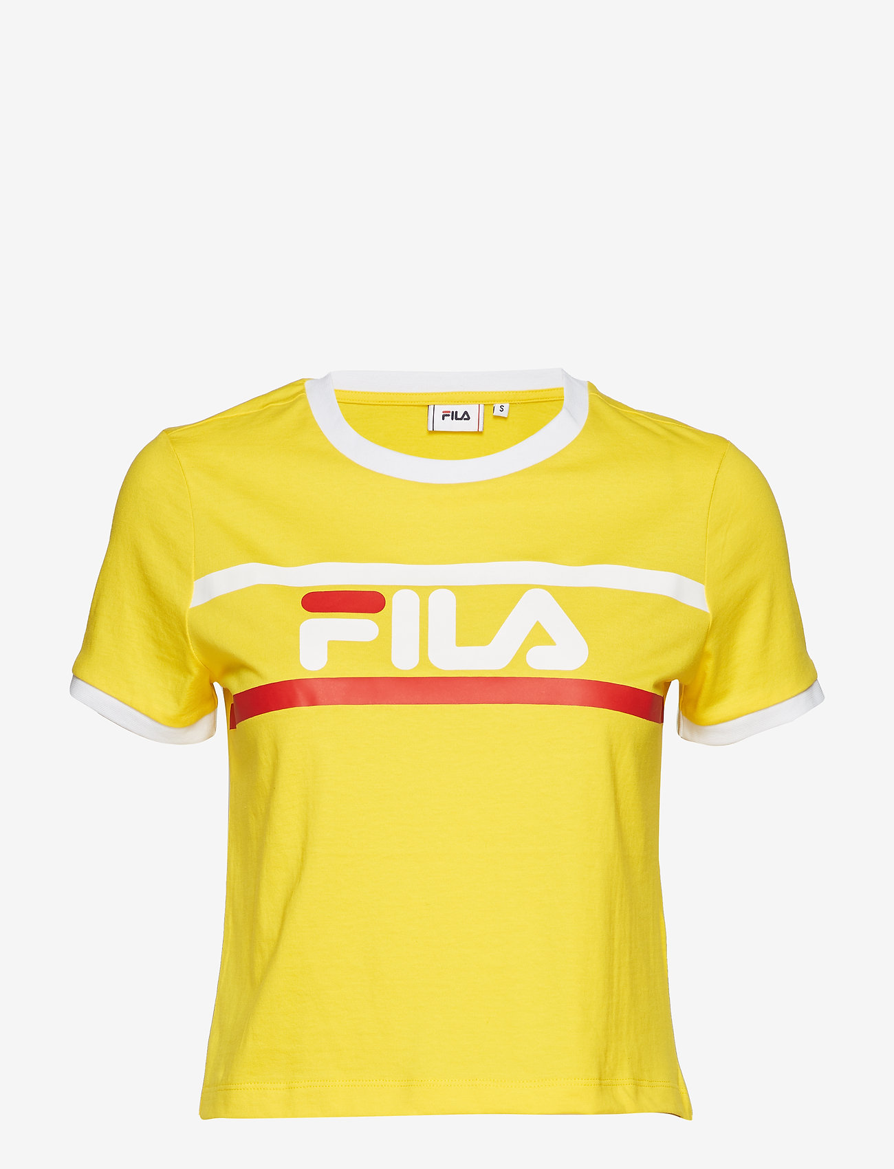 ASHLEY CHROPPED TEE - EMPIRE YELLOW