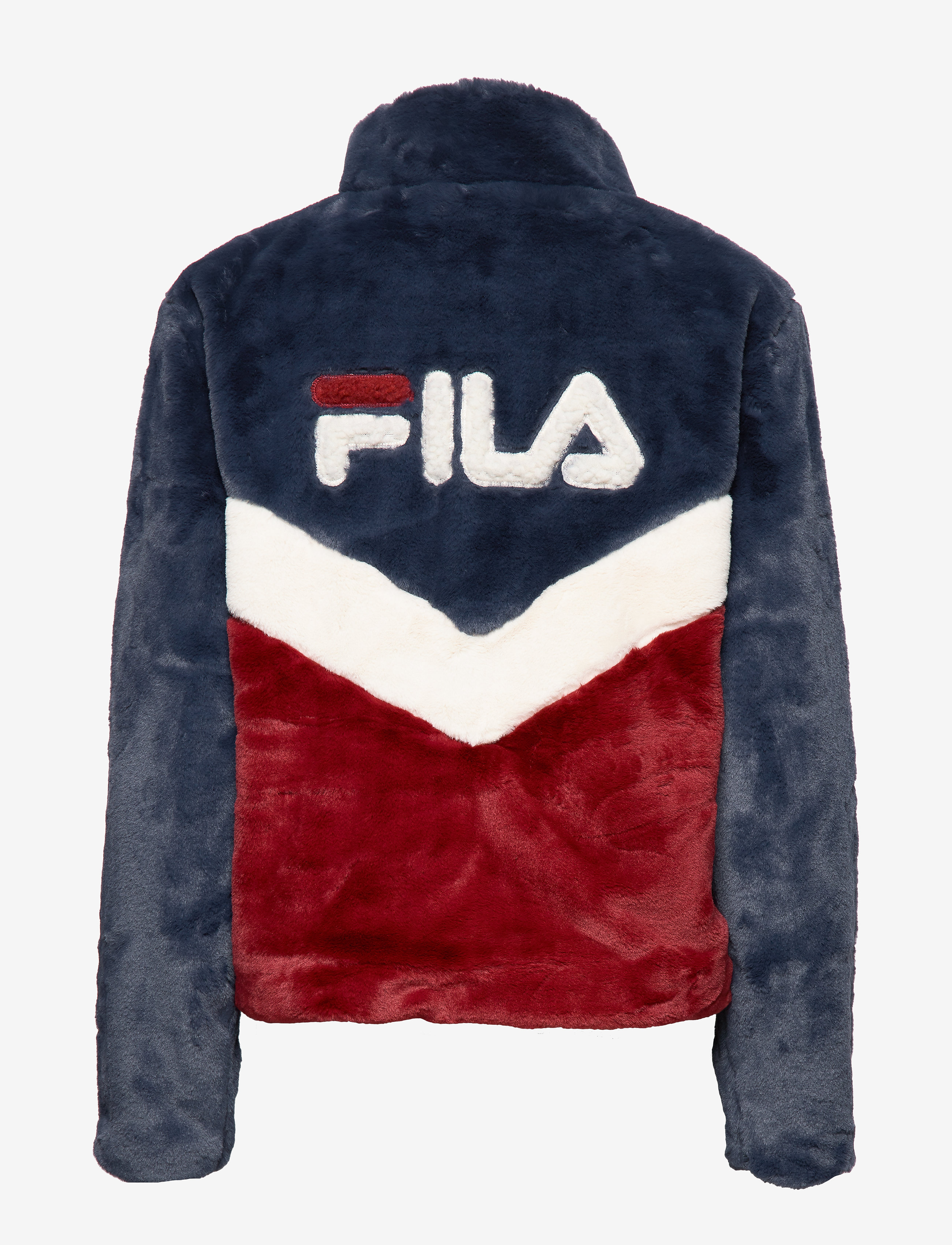 FILA - WOMEN CHARMAINE jacket - a248 - black iris-rhubarb-whitecap gray - 3