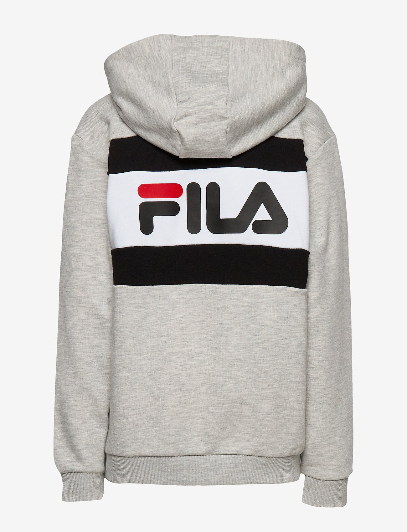 FILA - KIDS ELLANAH hoody - light grey melange bros-bright white-black - 1
