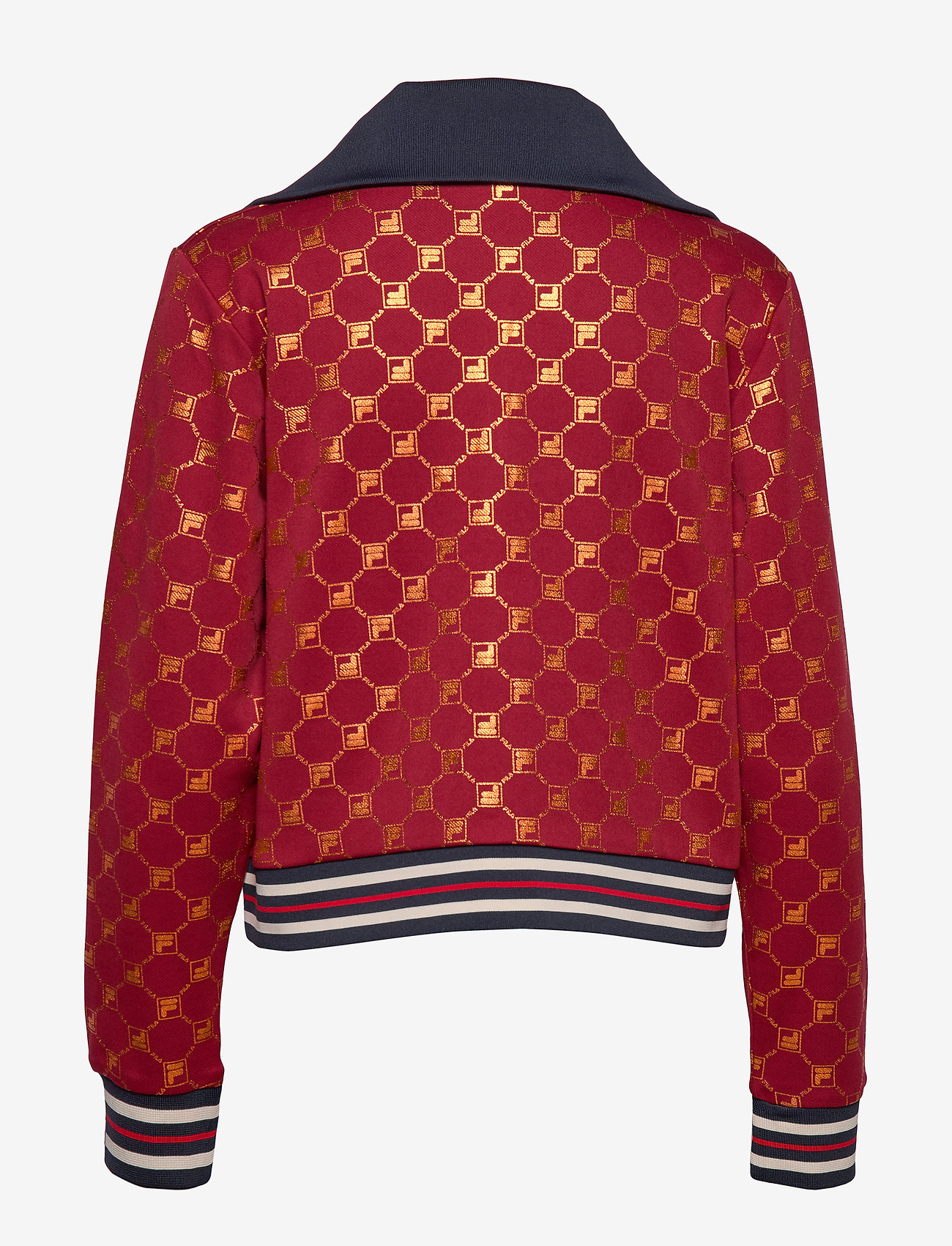FILA - WOMEN LERDIDWEN AOP track jacket - a259 - rhubarb-mandarin orange allover - 3