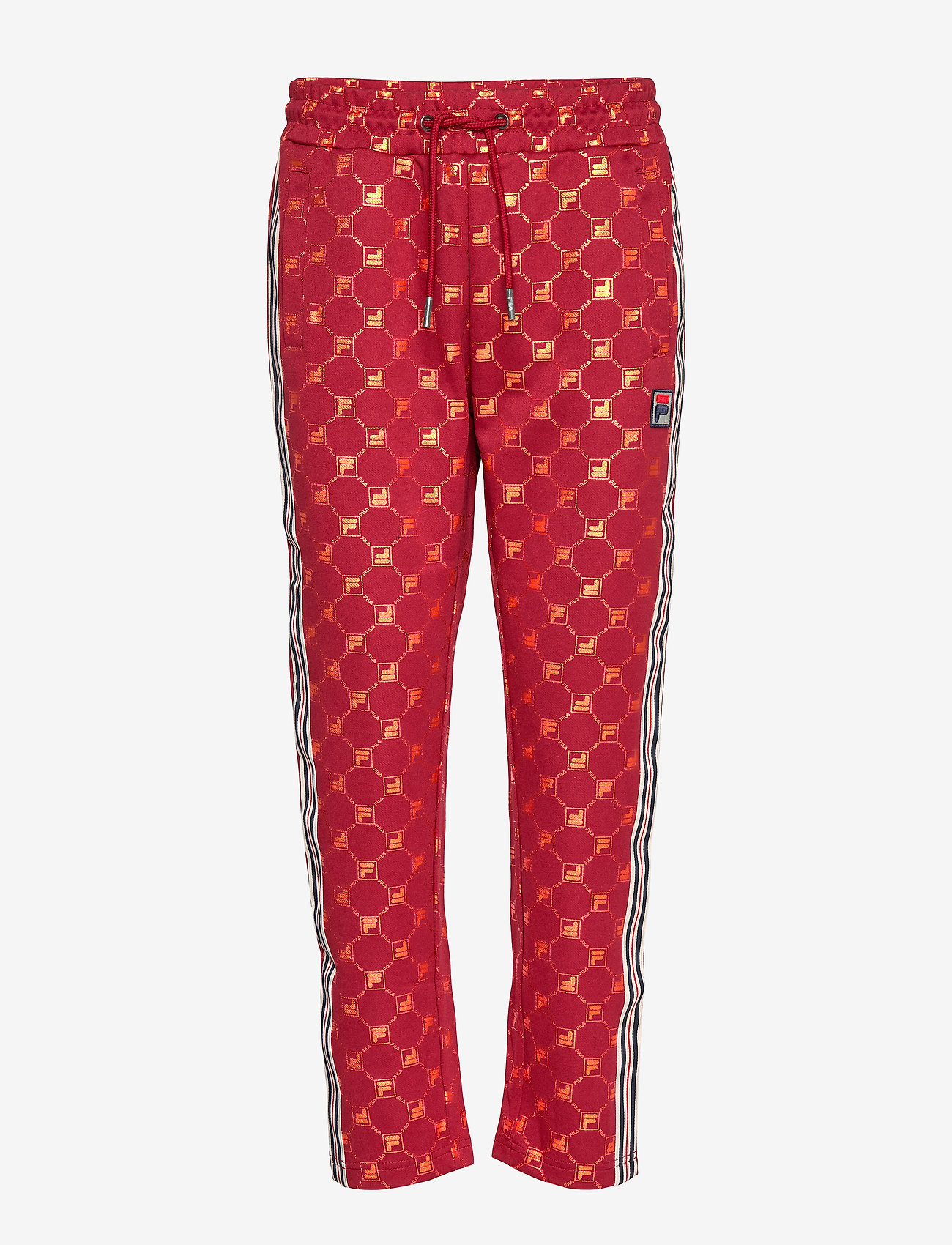 FILA - WOMEN GVANTSA AOP cropped pants - a259 - rhubarb-mandarin orange allover - 0