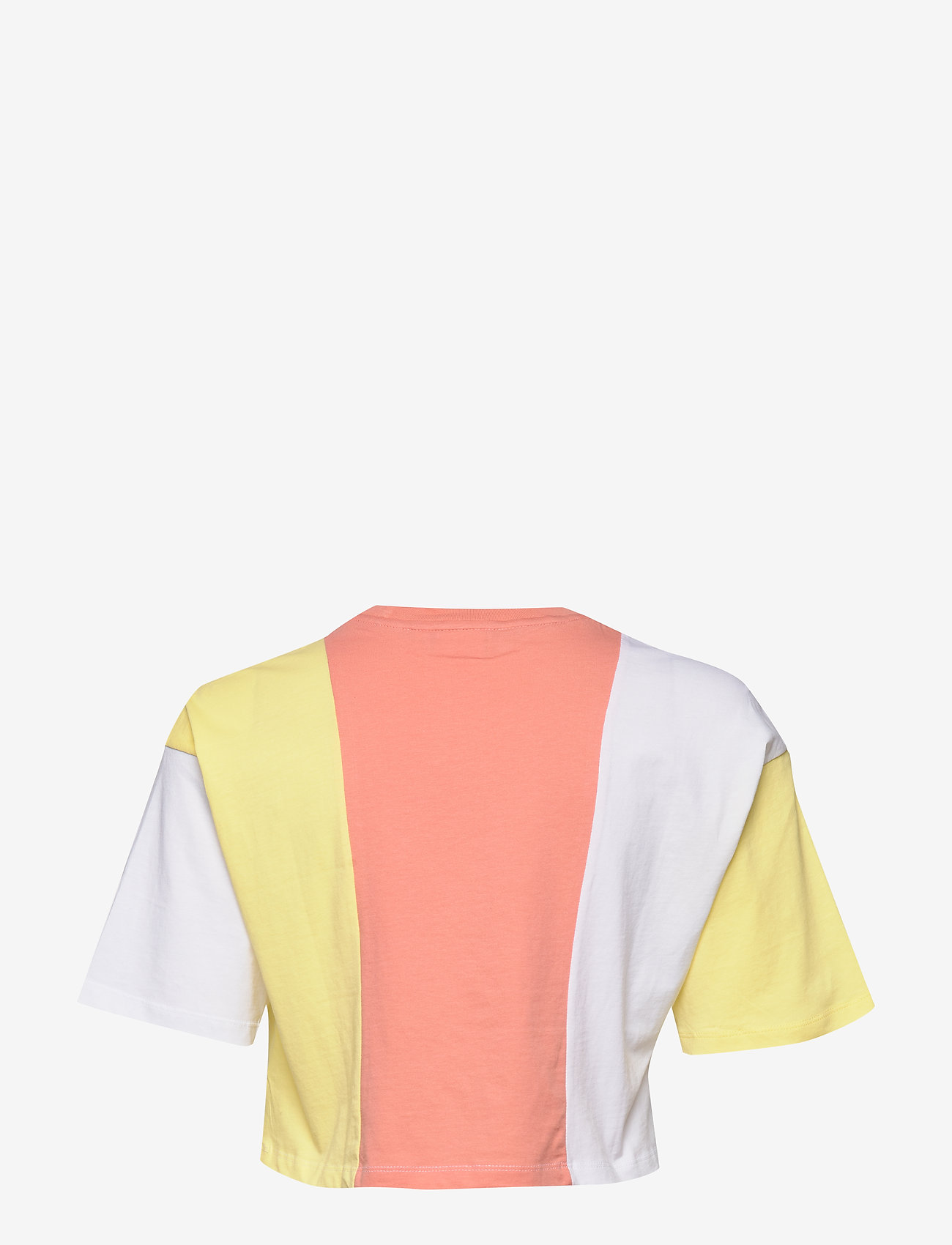 FILA - WOMEN BAI cropped tee - limelight-bright white-lobster bisque - 1