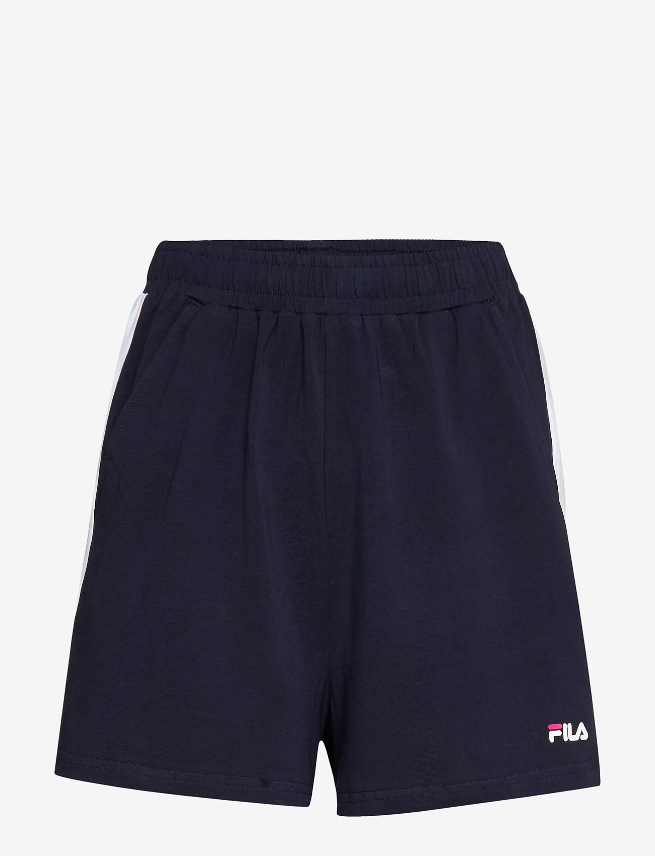 FILA - WOMEN BADU shorts - black iris-bright white - 0