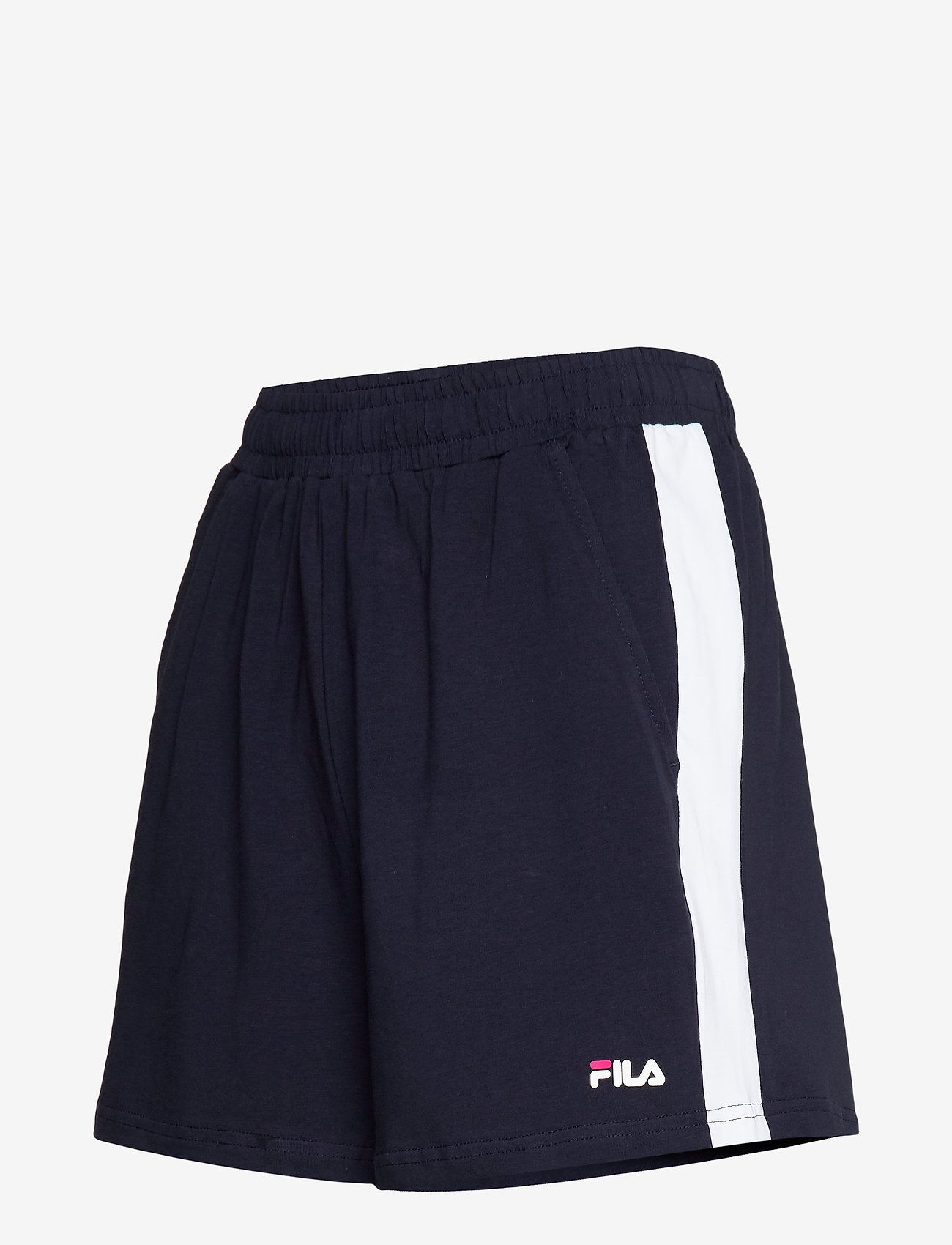 FILA - WOMEN BADU shorts - black iris-bright white - 2