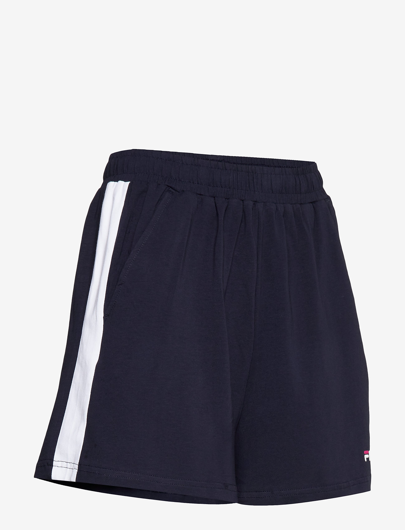 FILA - WOMEN BADU shorts - black iris-bright white - 3