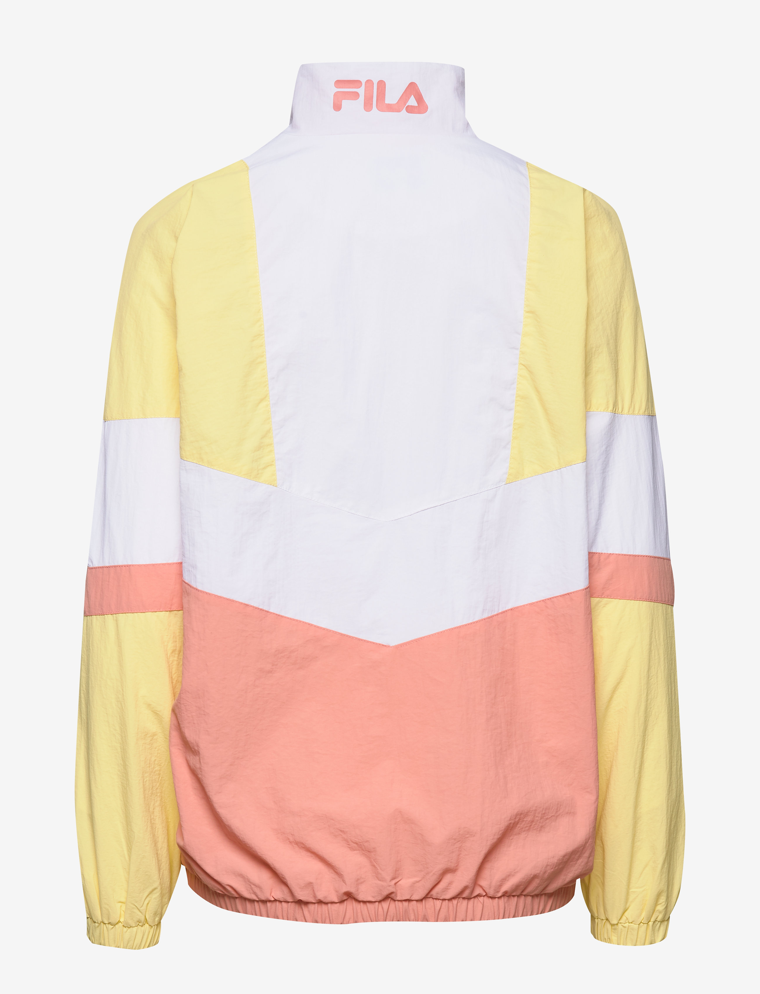 FILA - WOMEN BAKA woven track jacket - limelight-bright white-lobster bisque - 2