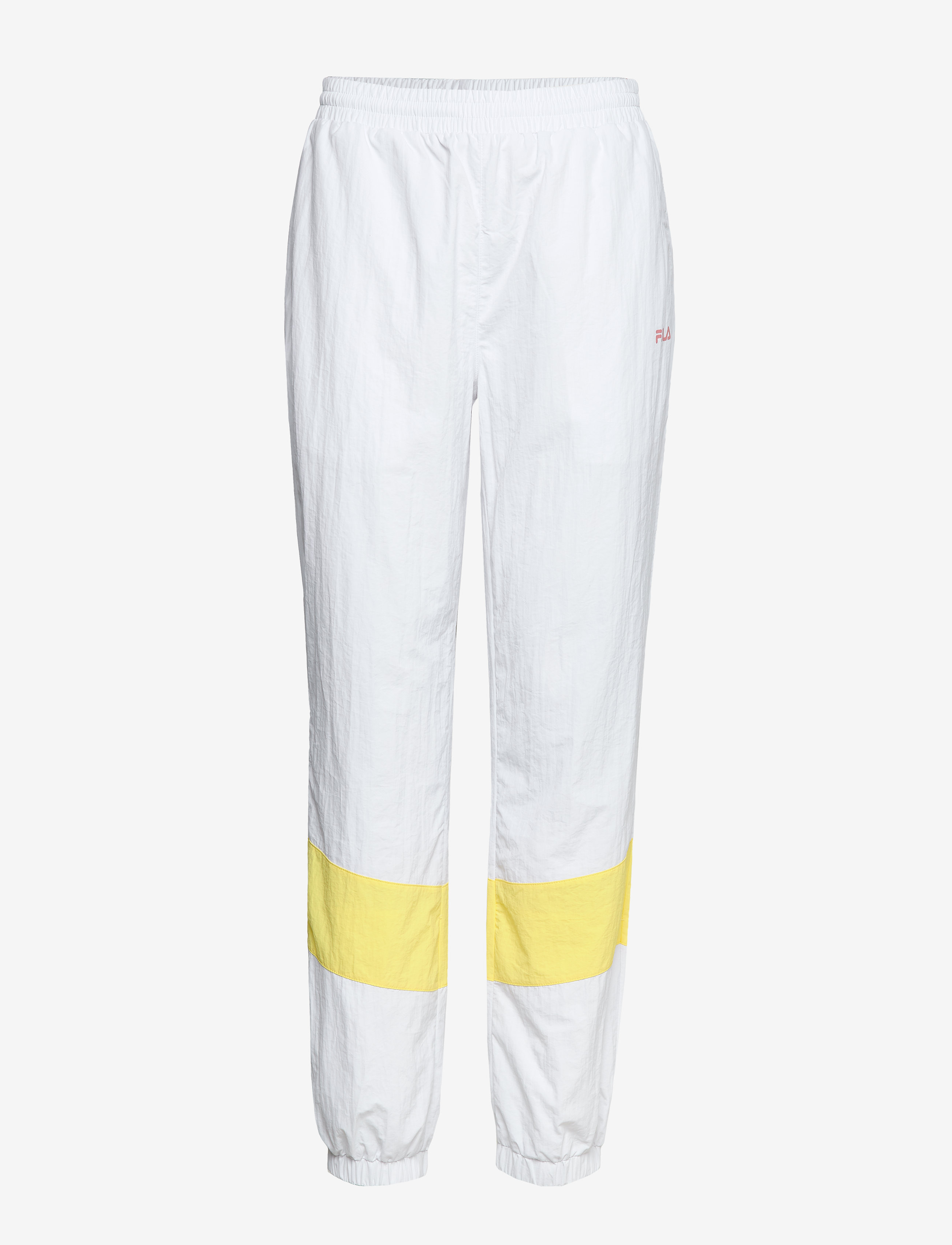 FILA - WOMEN BAKA woven track pant - bright white-limelight - 0