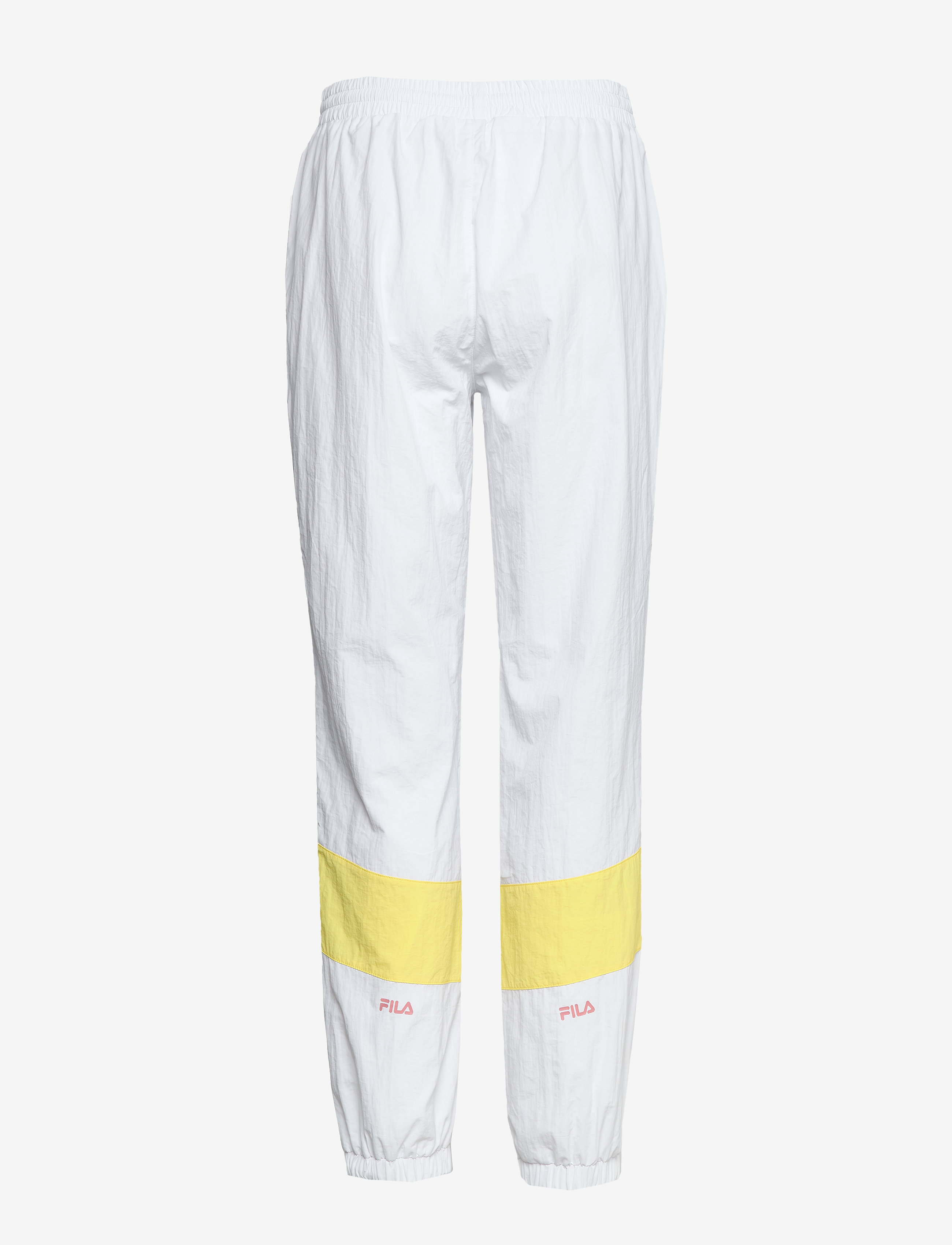 FILA - WOMEN BAKA woven track pant - bright white-limelight - 1